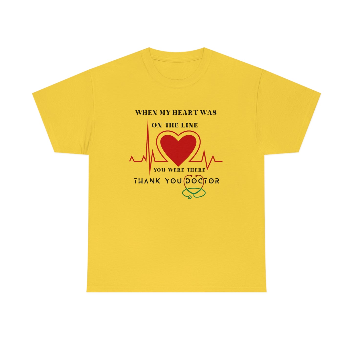 Medical, CVICU, EKG, Unisex Heavy Cotton Tee