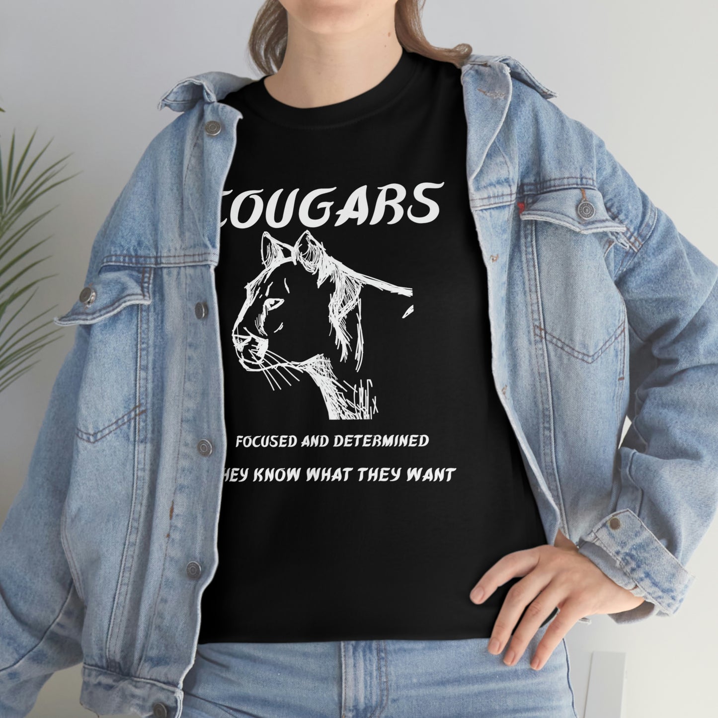 Cougars Unisex Heavy Cotton Tee