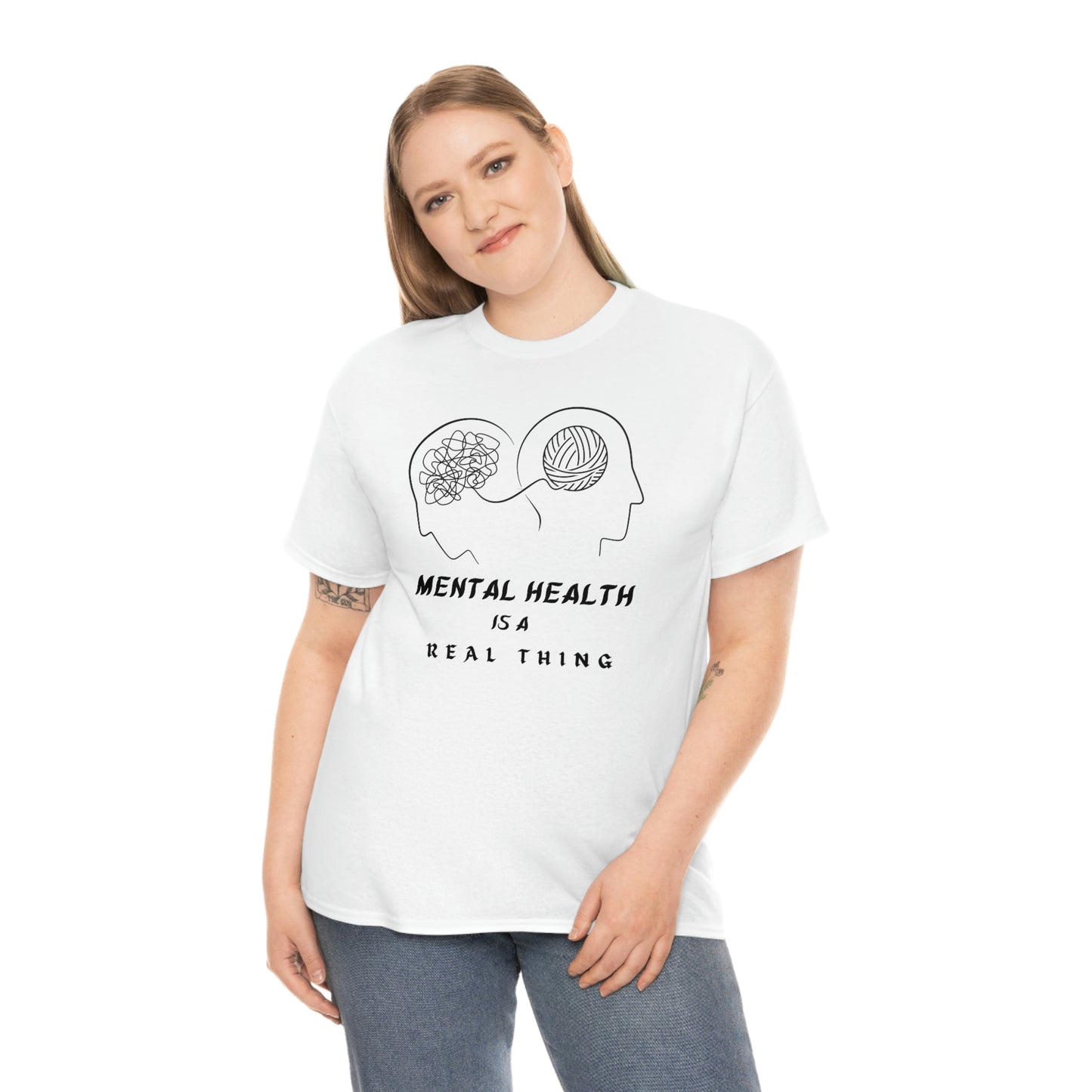 Mental Health Unisex Heavy Cotton Tee