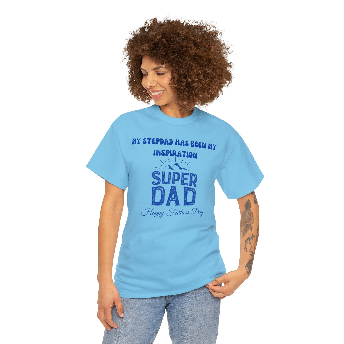 Exotic Print Fathers Day Unisex Heavy Cotton Tee