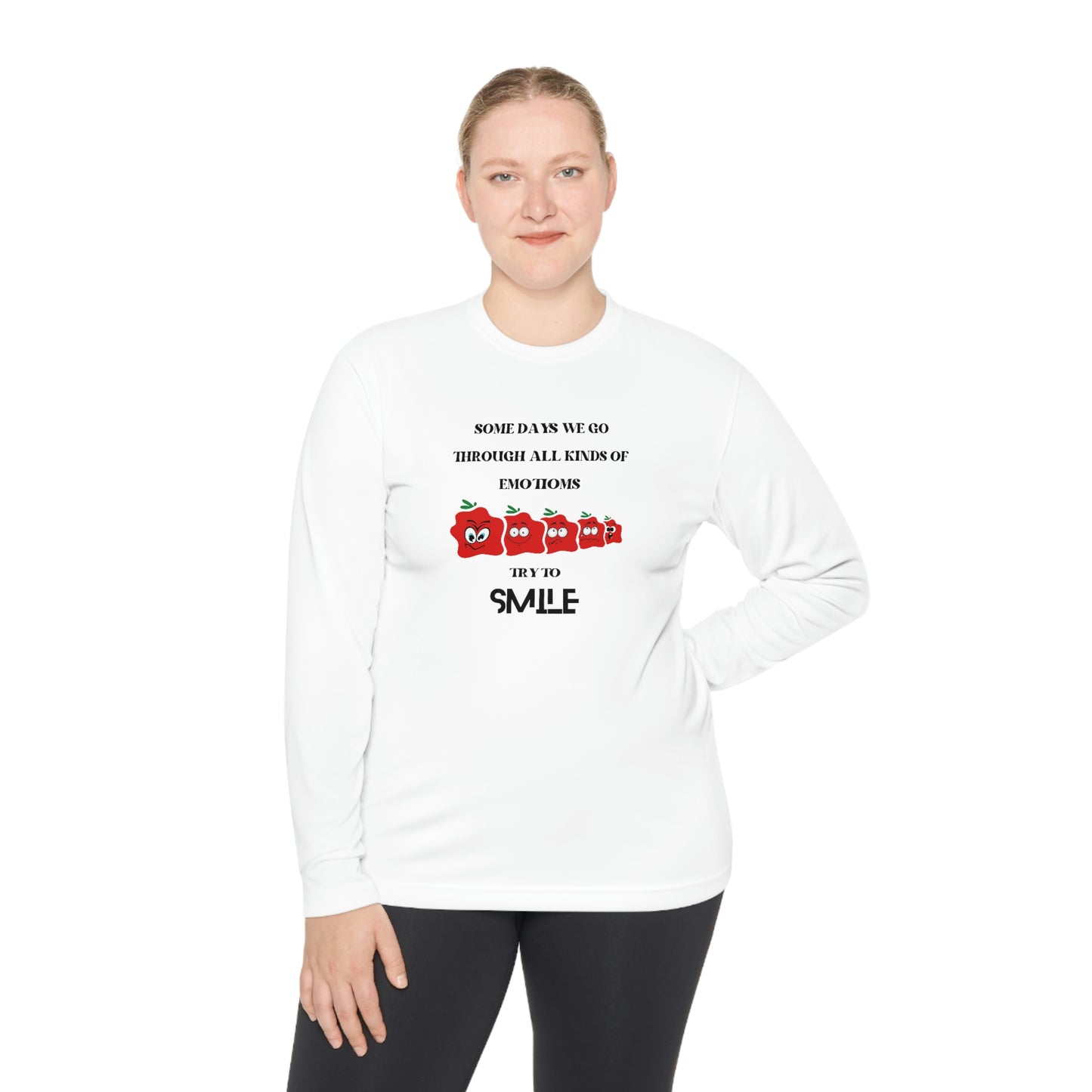 Smile Unisex Lightweight Long Sleeve Tee