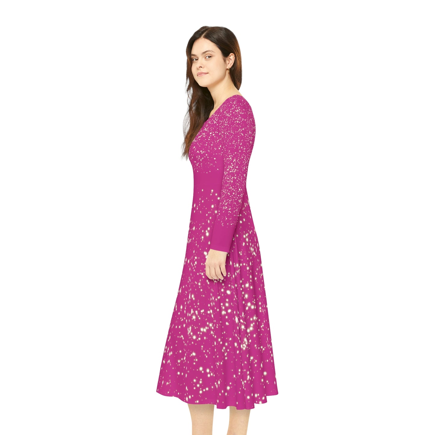 Women's Long Sleeve Dance Dress