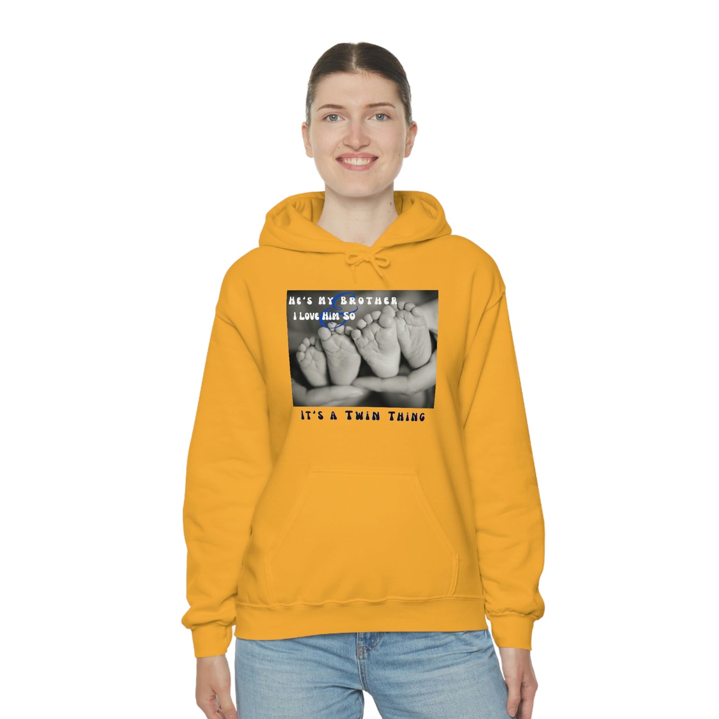 Twin, Unisex Heavy Blend™ Hooded Sweatshirt