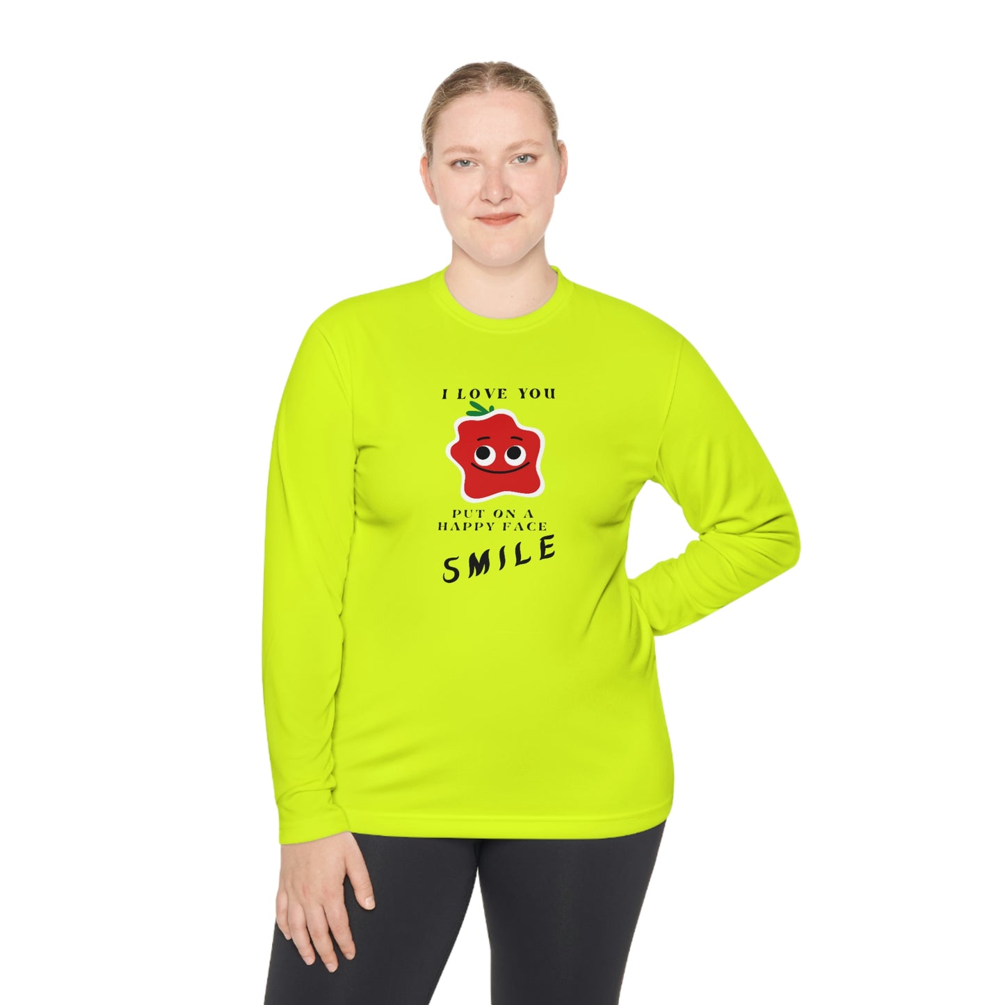 Smile Unisex Lightweight Long Sleeve Tee