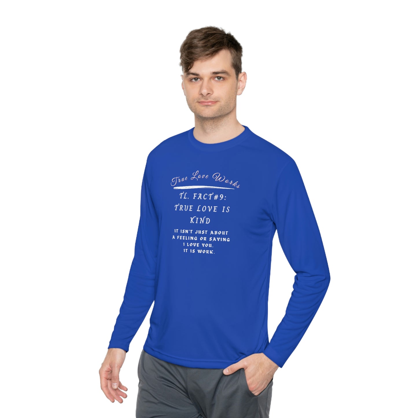 True Love, Unisex Lightweight Long Sleeve Tee