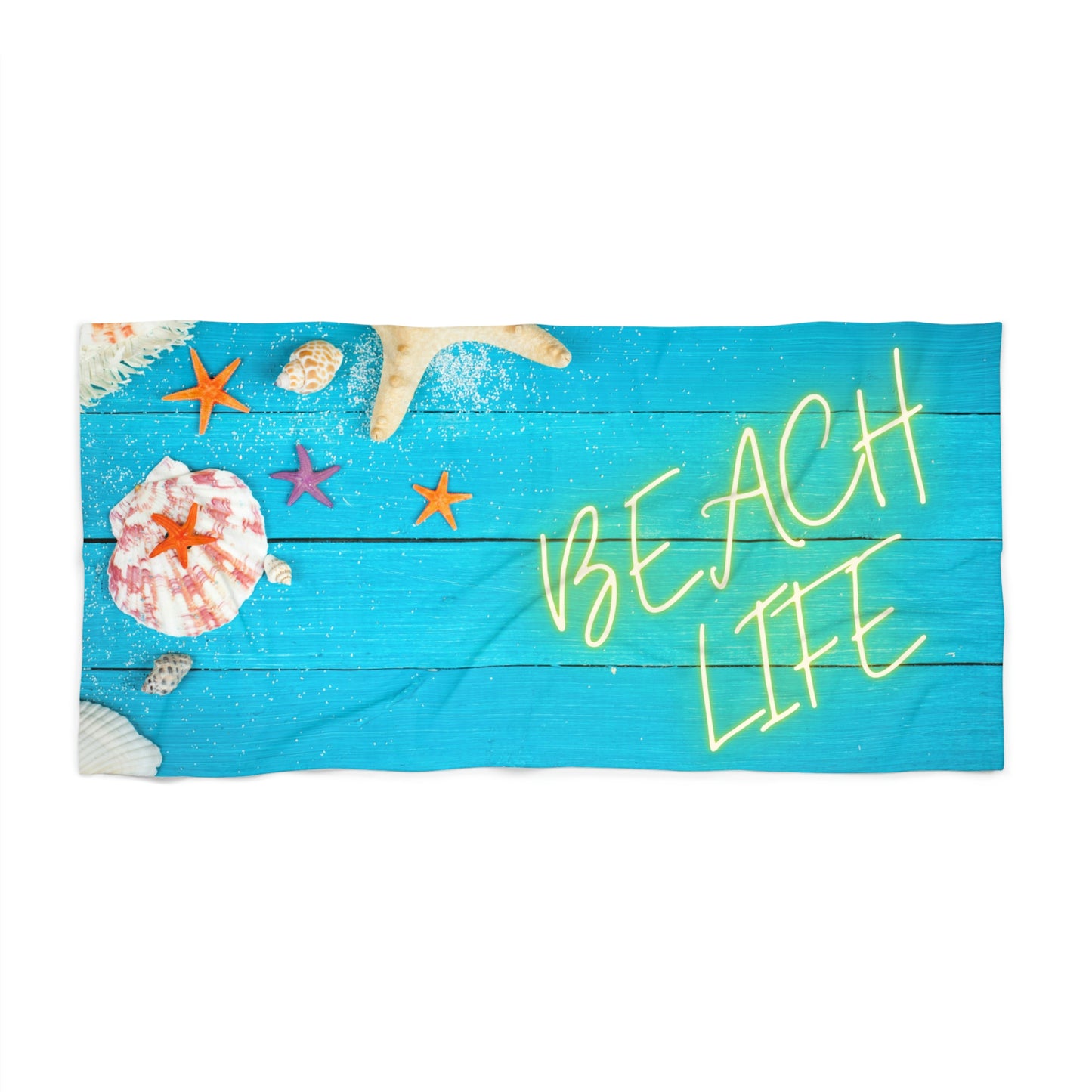 Starfish Beach Life, Beach Towel