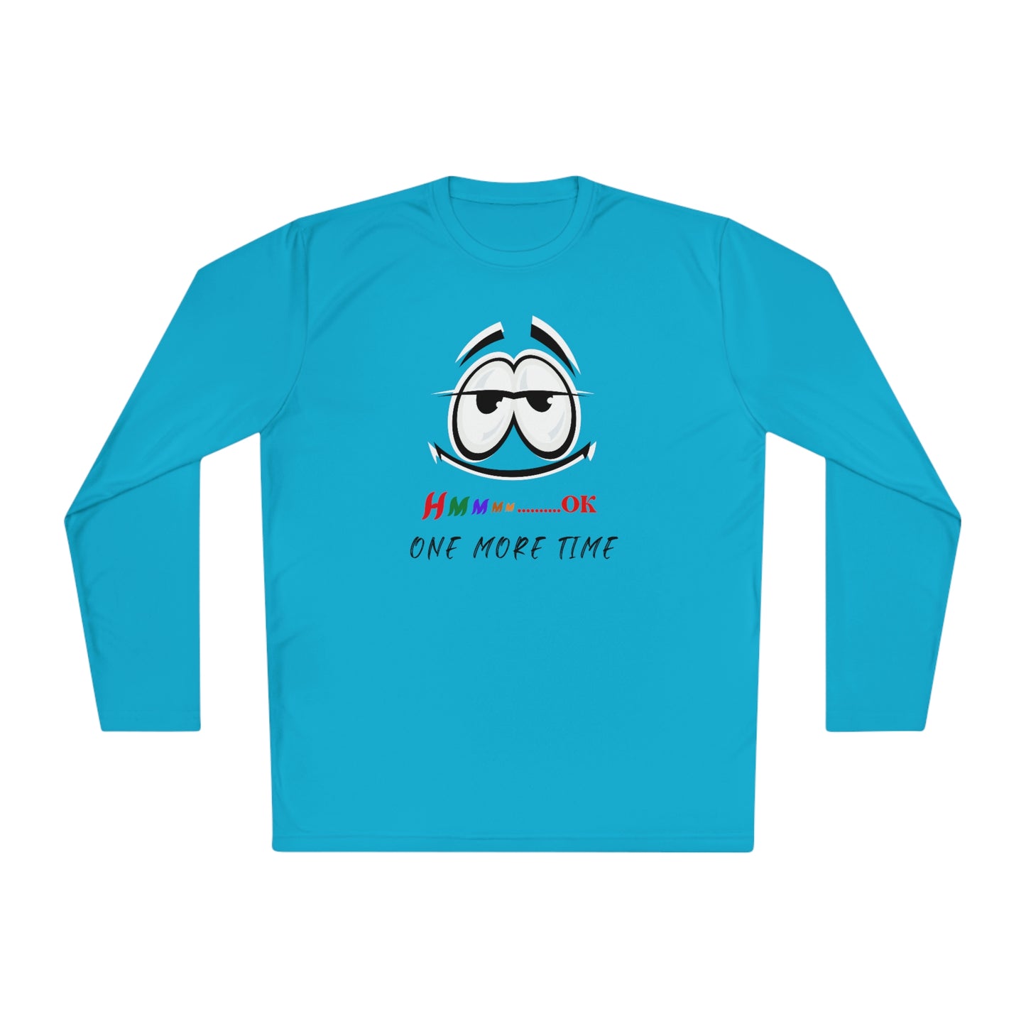 Hmmm, Unisex Lightweight Long Sleeve Tee