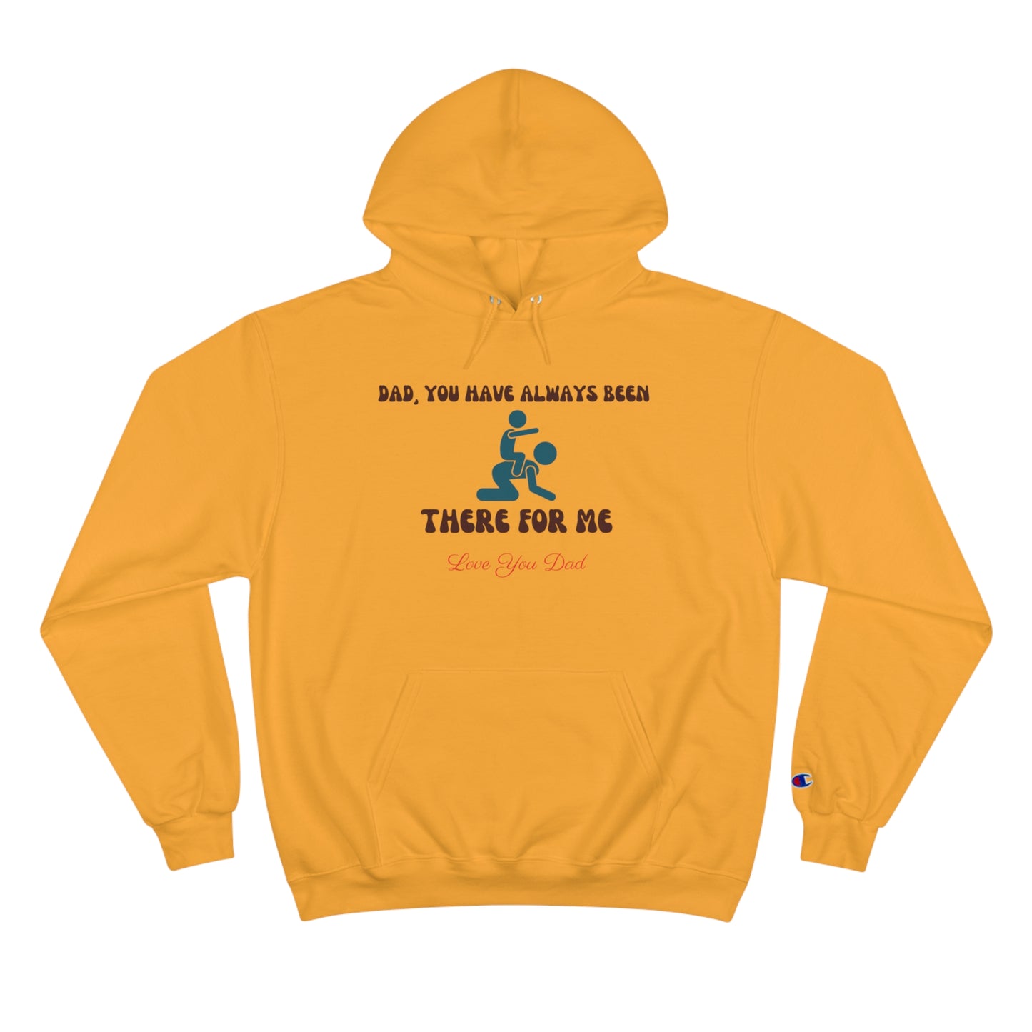 Exotic Print Fathers Day Champion Hoodie