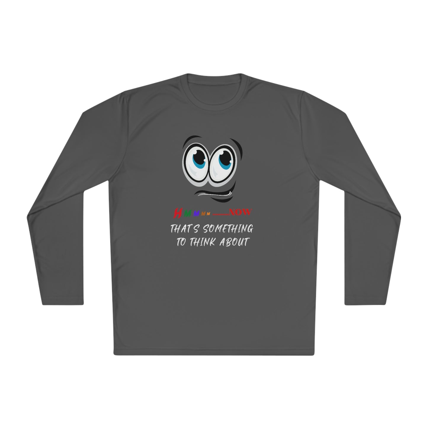 Hmmm, Unisex Lightweight Long Sleeve Tee