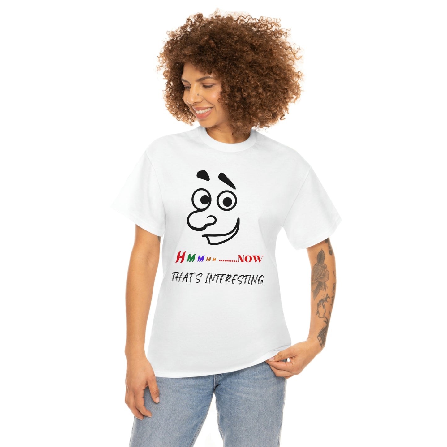 Hmmm... Now That's Interesting Unisex Heavy Cotton Tee