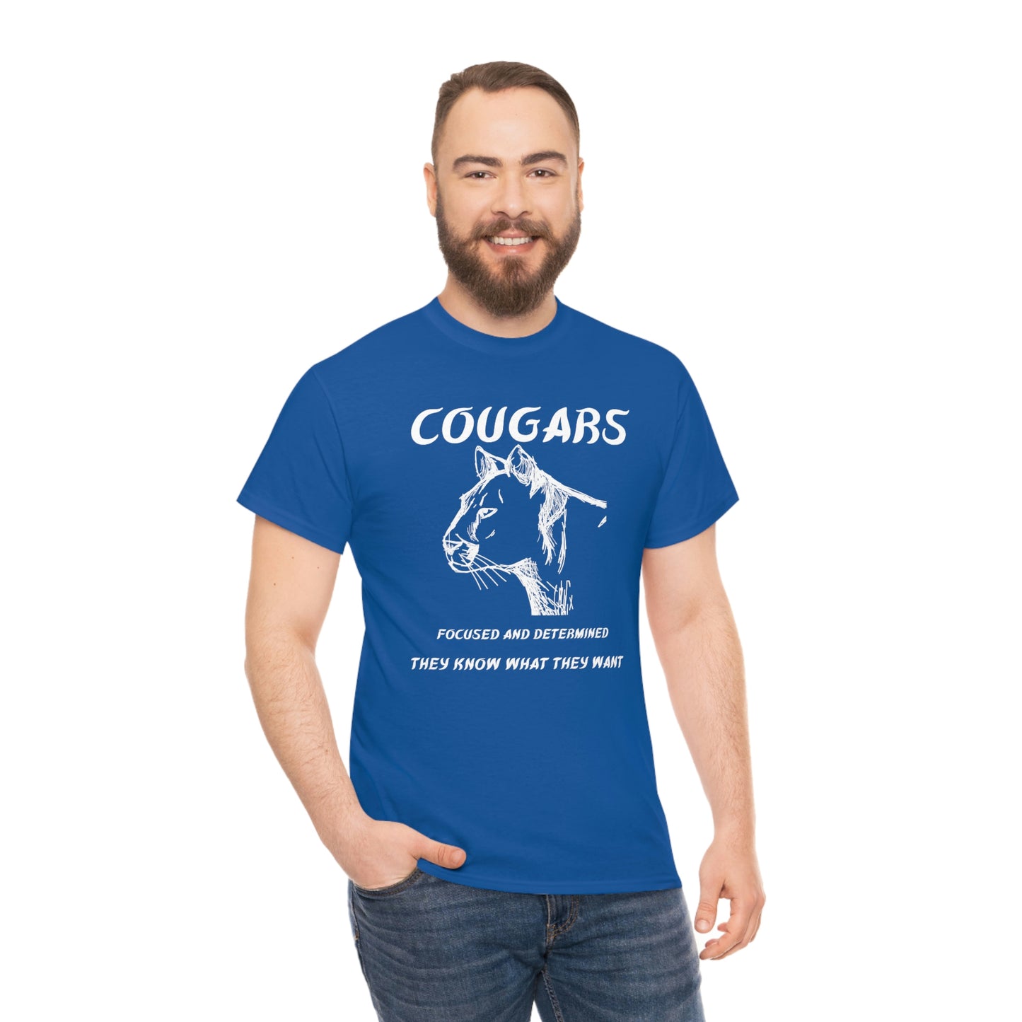 Cougars Unisex Heavy Cotton Tee