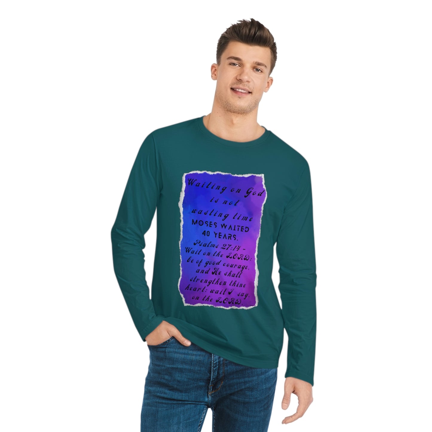 Faith Walkers, Men's Organic Sparker Long Sleeve Shirt