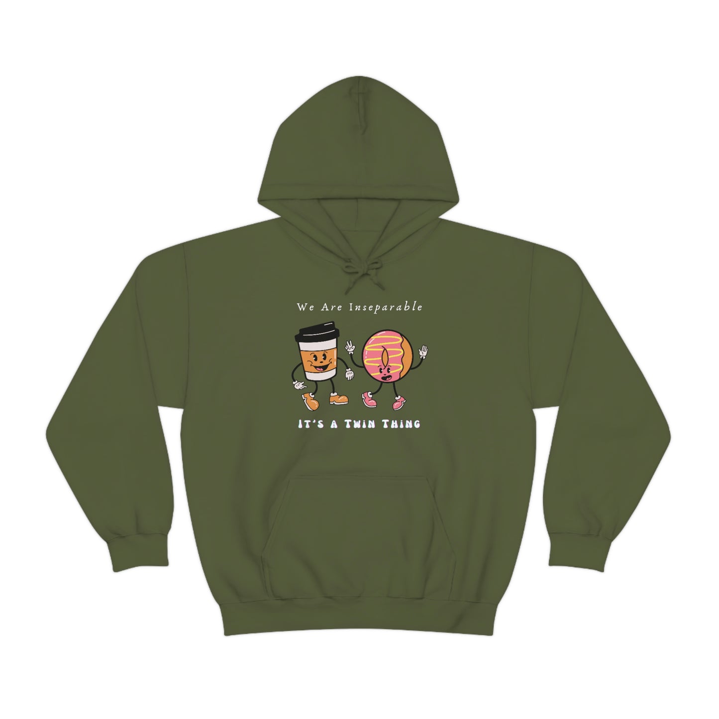 Twin, Unisex Heavy Blend™ Hooded Sweatshirt