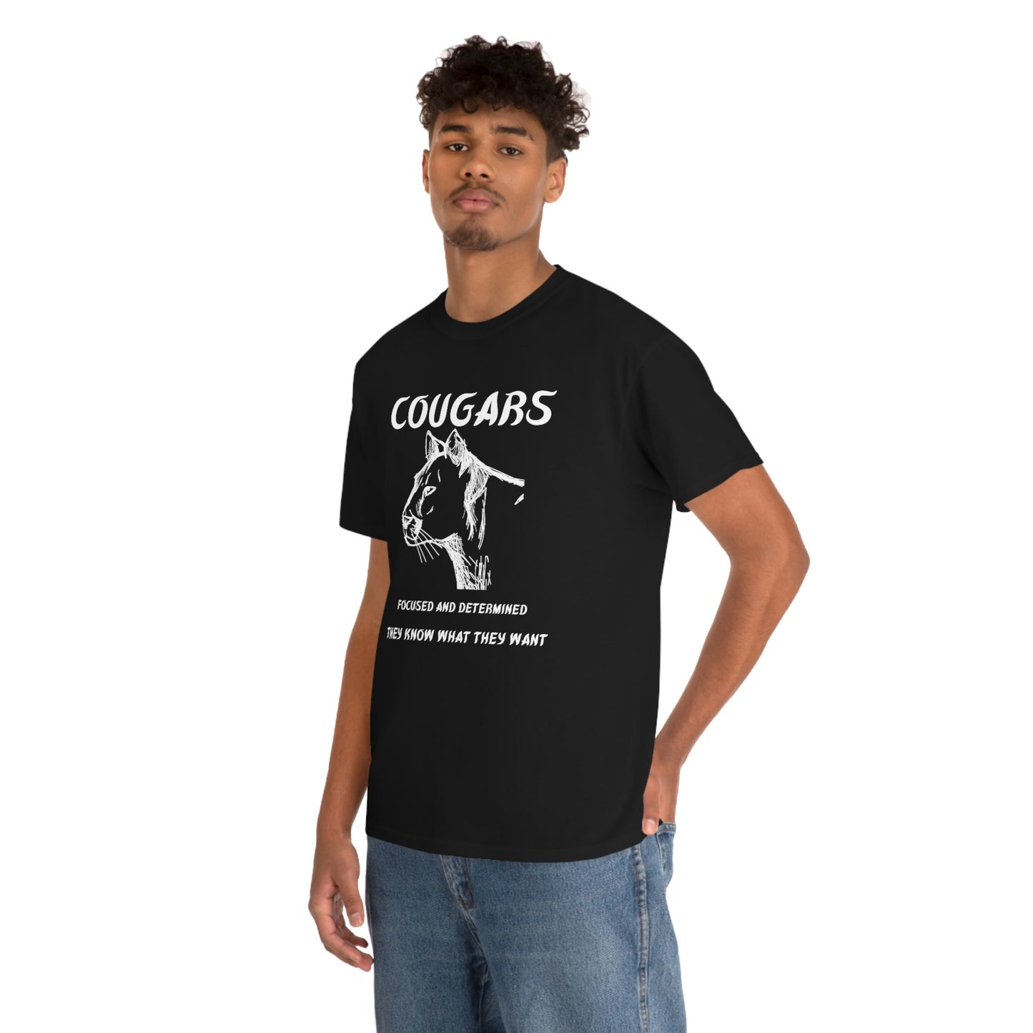 Cougars Unisex Heavy Cotton Tee