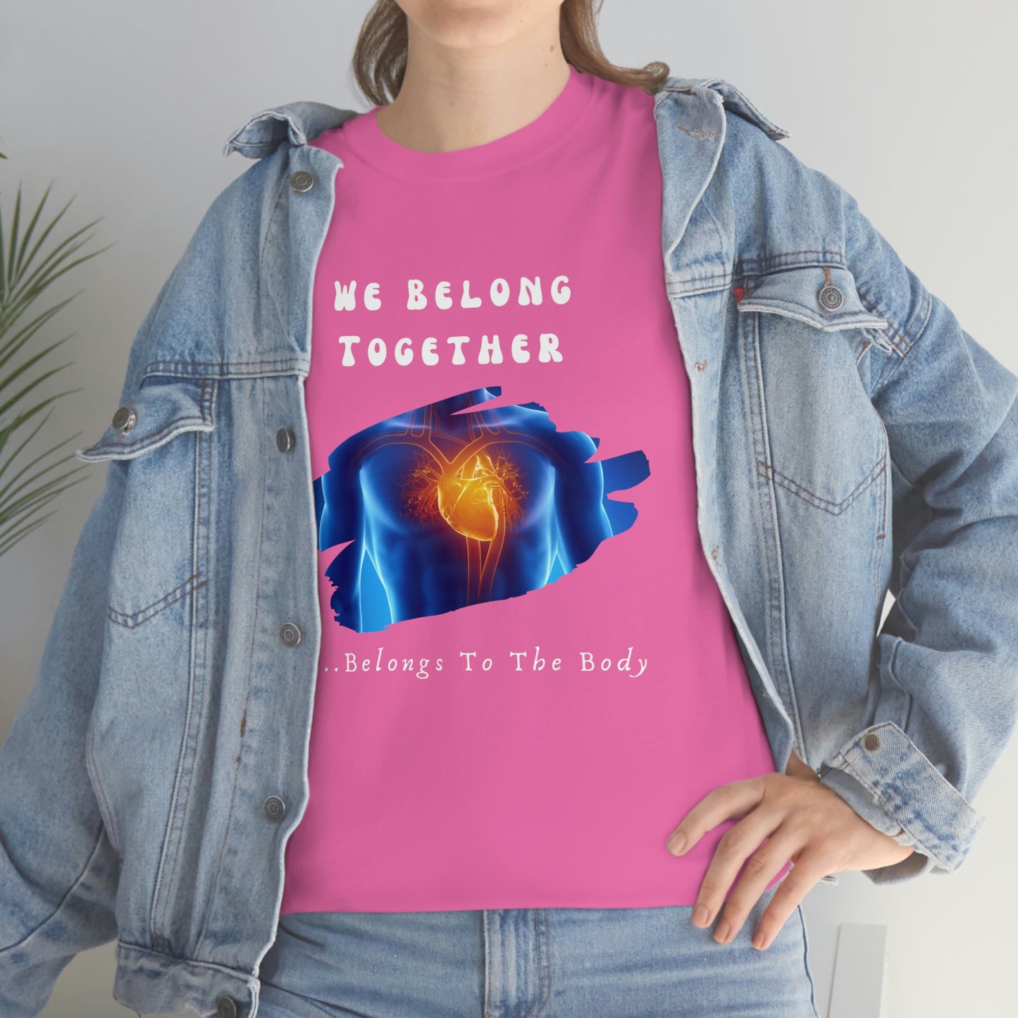 Stronger Together, Love, Unisex Heavy Cotton Tee