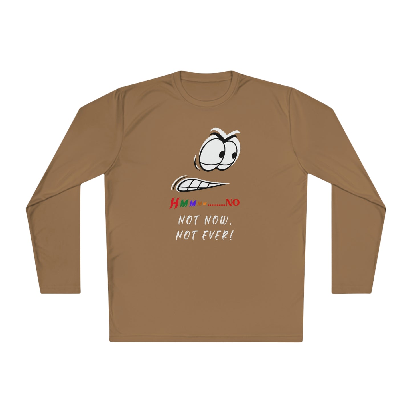 Hmmm, Unisex Lightweight Long Sleeve Tee