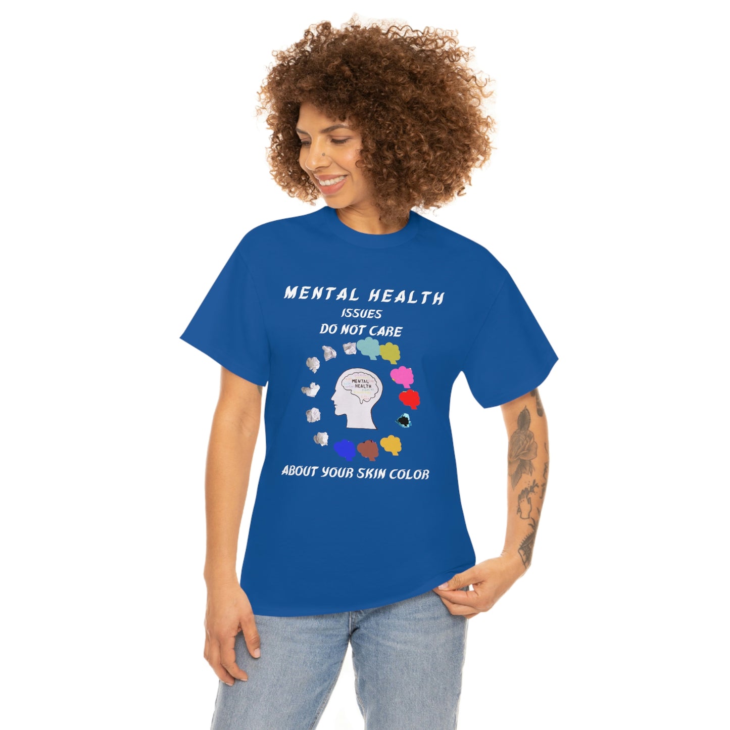 Mental Health Unisex Heavy Cotton Tee