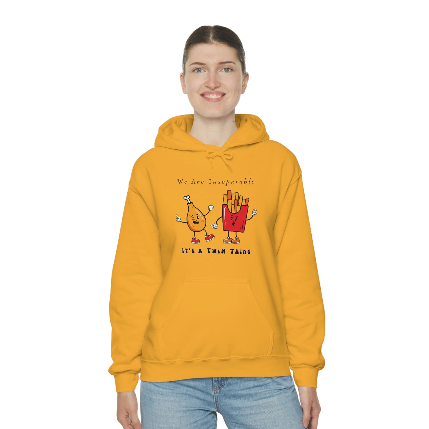 Twin, Unisex Heavy Blend™ Hooded Sweatshirt