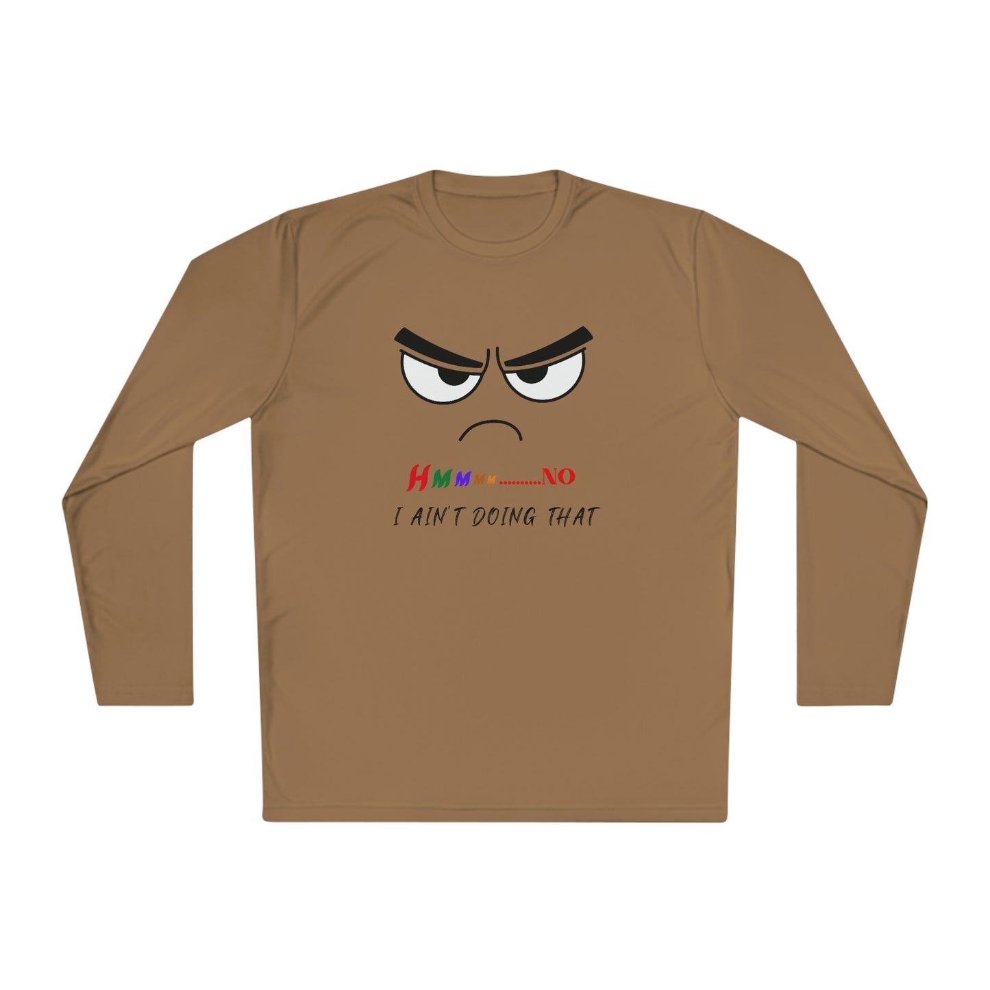 Hmmm, Unisex Lightweight Long Sleeve Tee