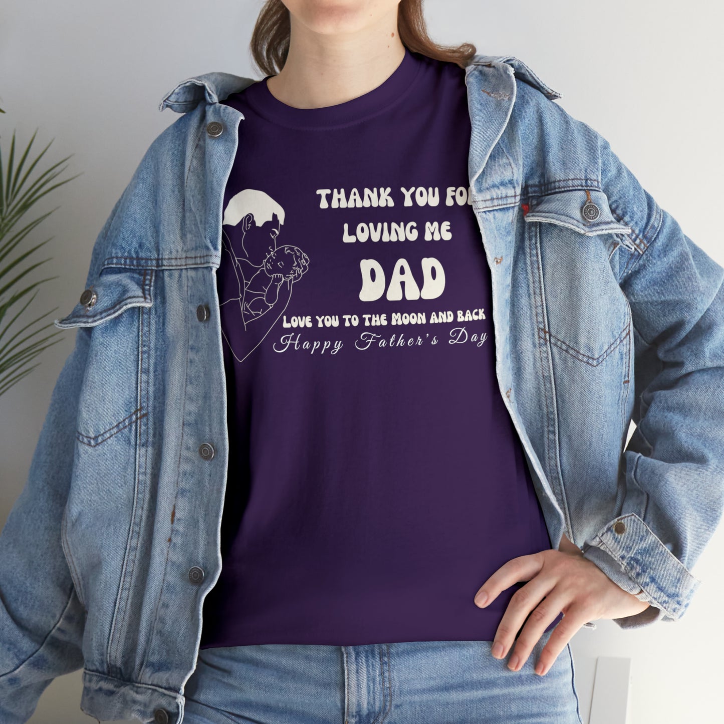 Exotic Print Father's Day Unisex Heavy Cotton Tee