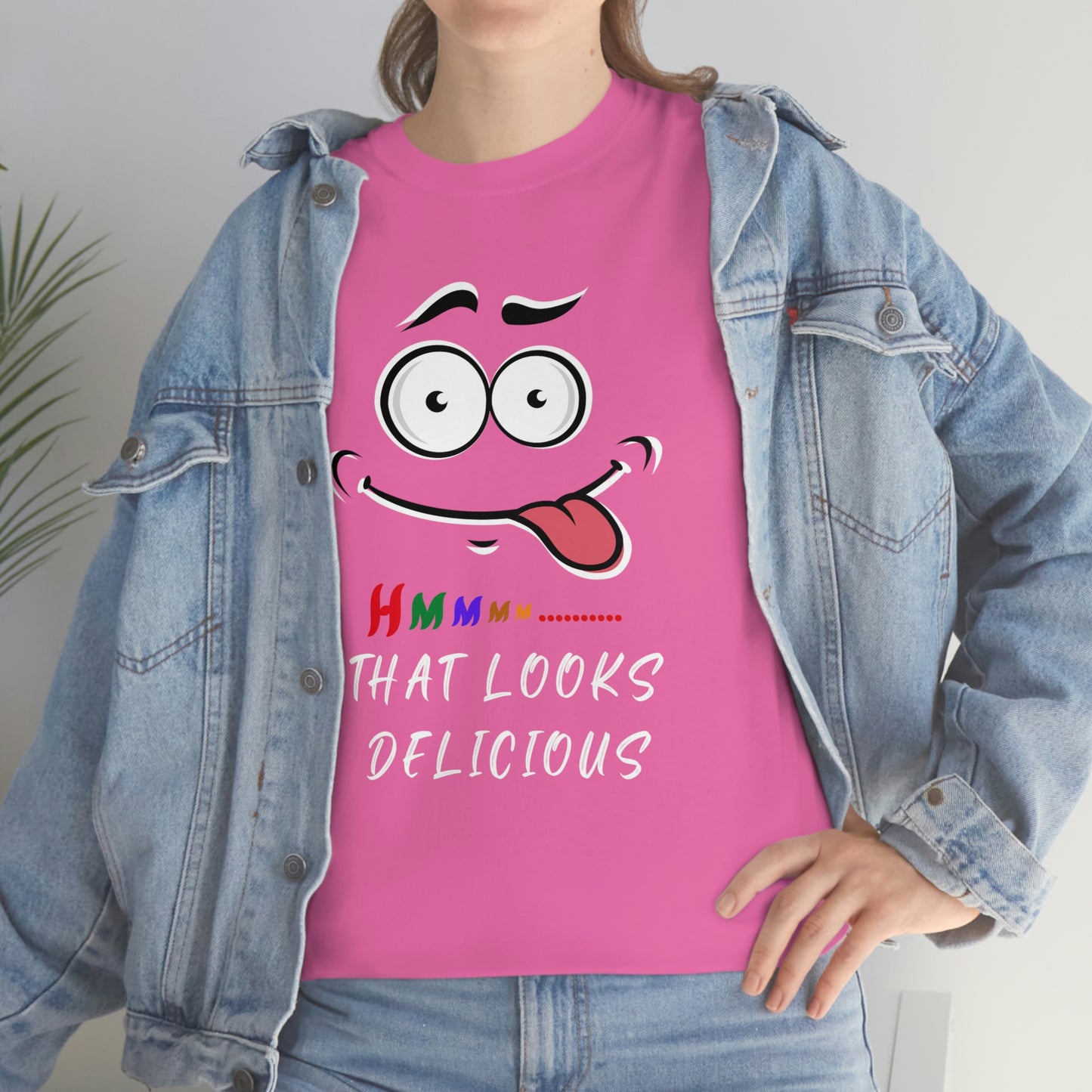 Hmmm, Funny, Unisex Heavy Cotton Tee