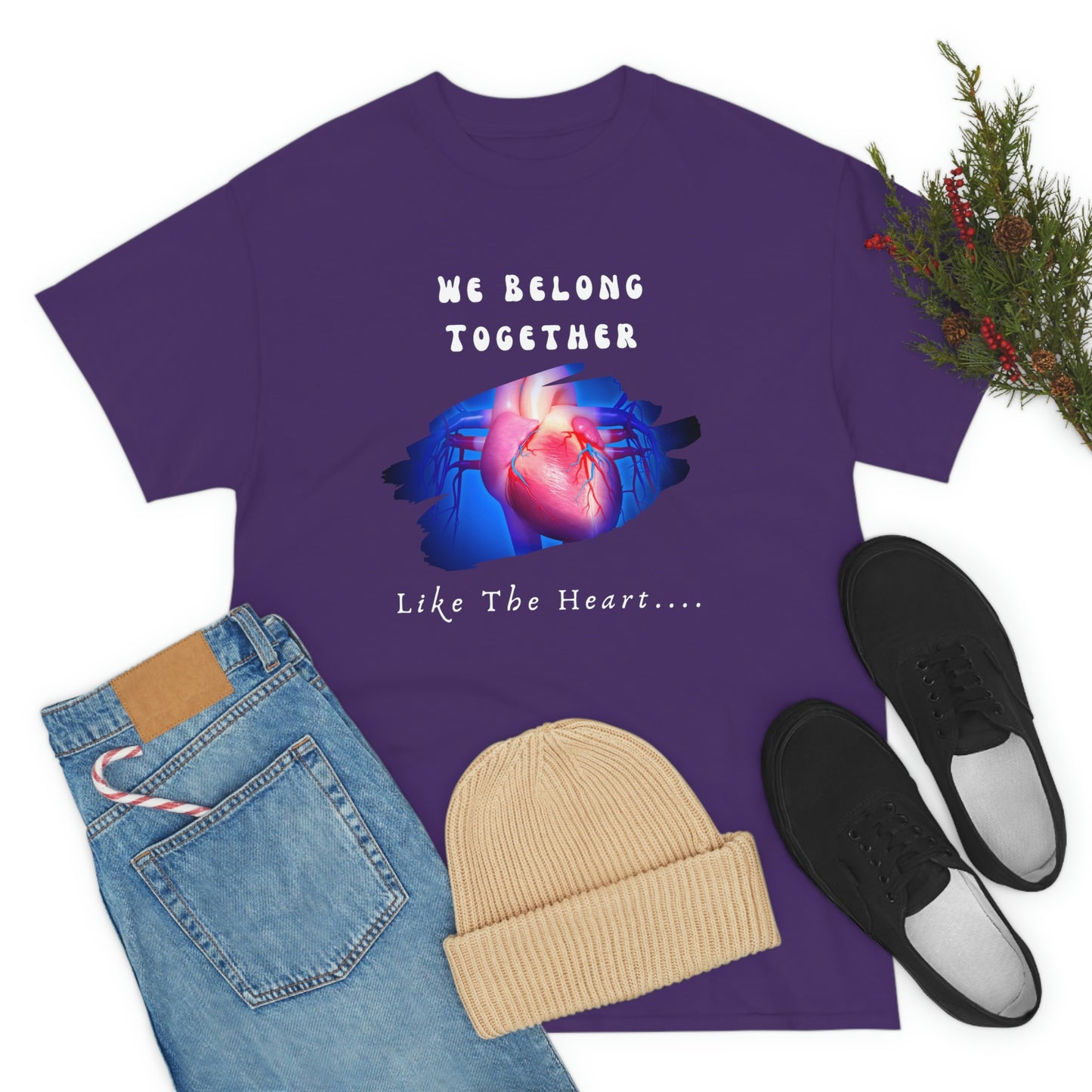 Stronger Together, Love, Unisex Heavy Cotton Tee