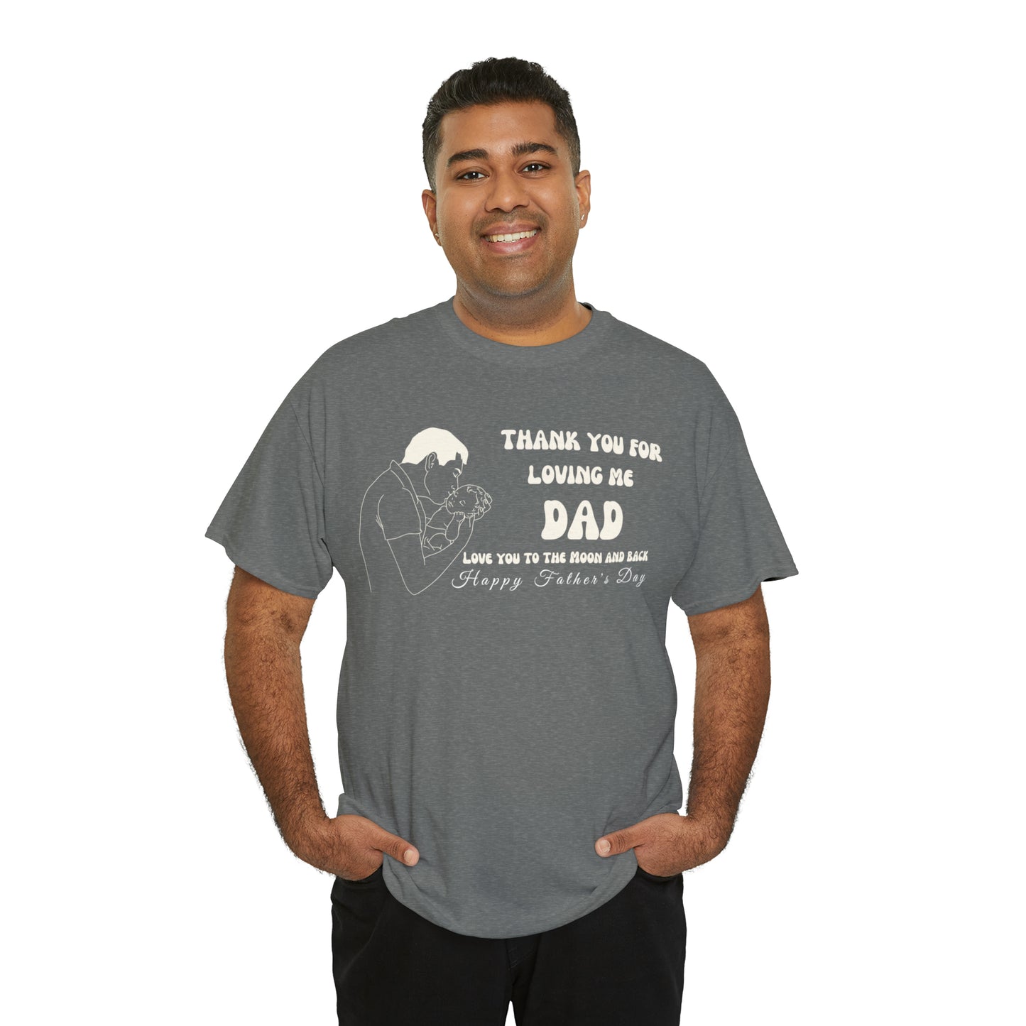 Exotic Print Father's Day Unisex Heavy Cotton Tee