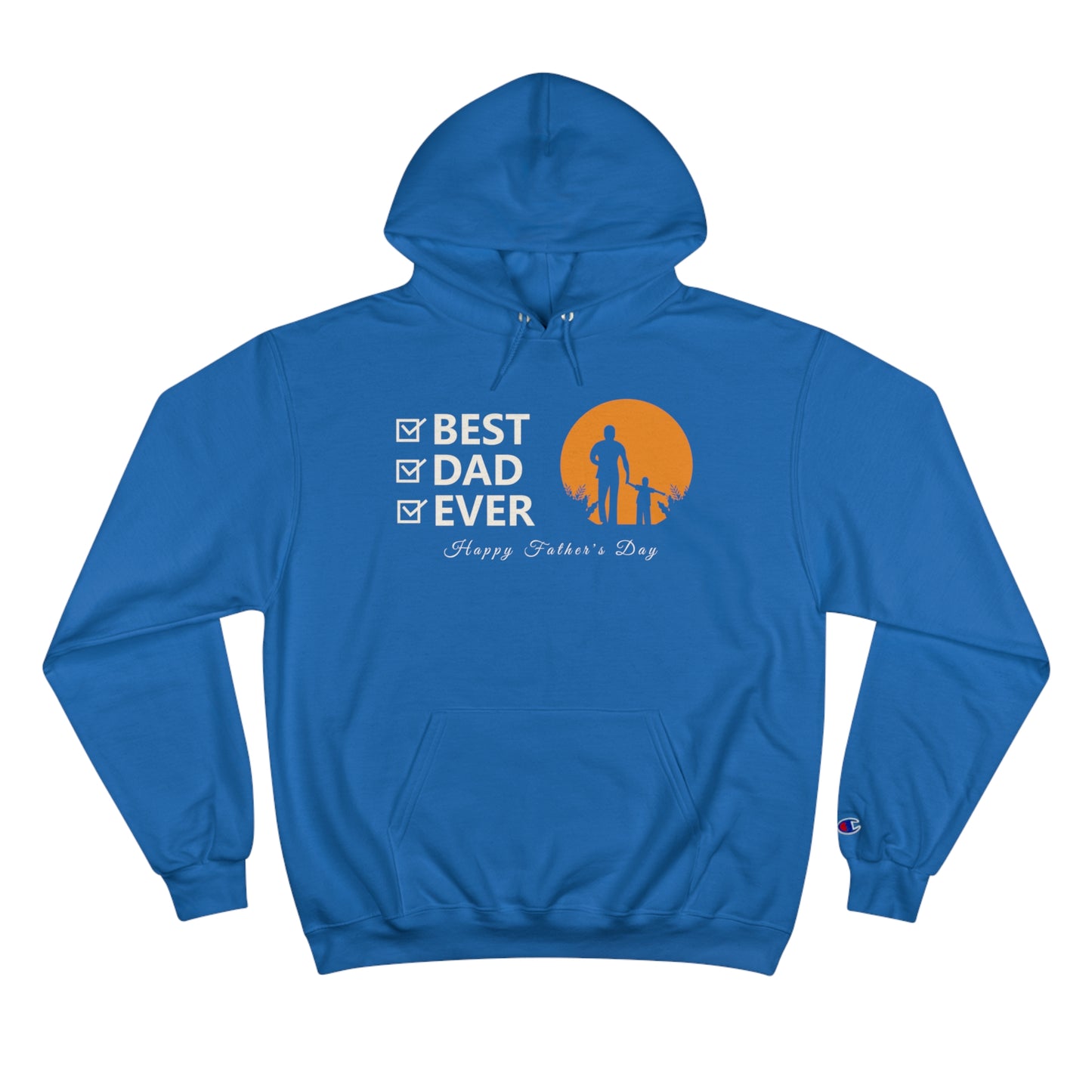 Exotic Print Father's Day Champion Hoodie