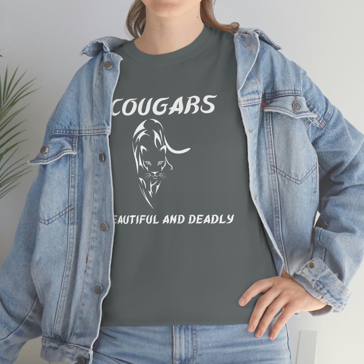 Cougars Unisex Heavy Cotton Tee