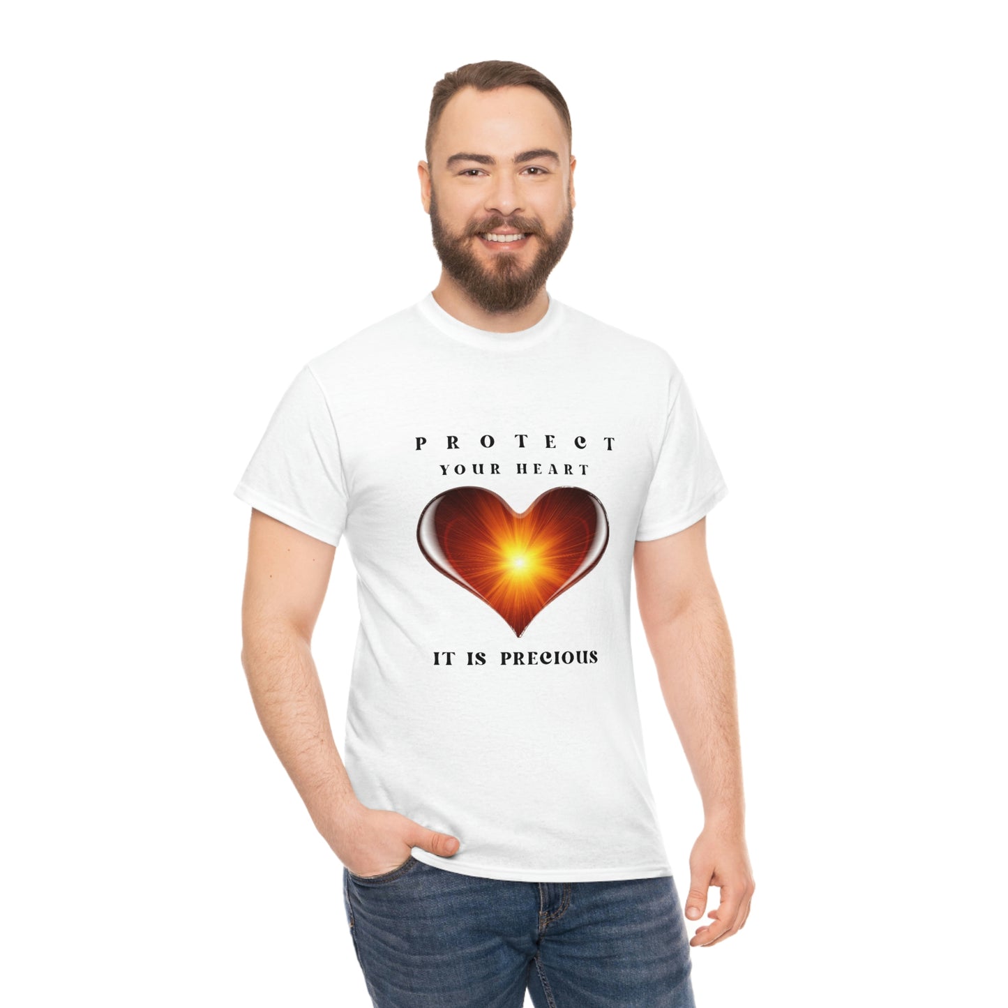 Protect Your Heart Unisex Heavy Cotton Tee