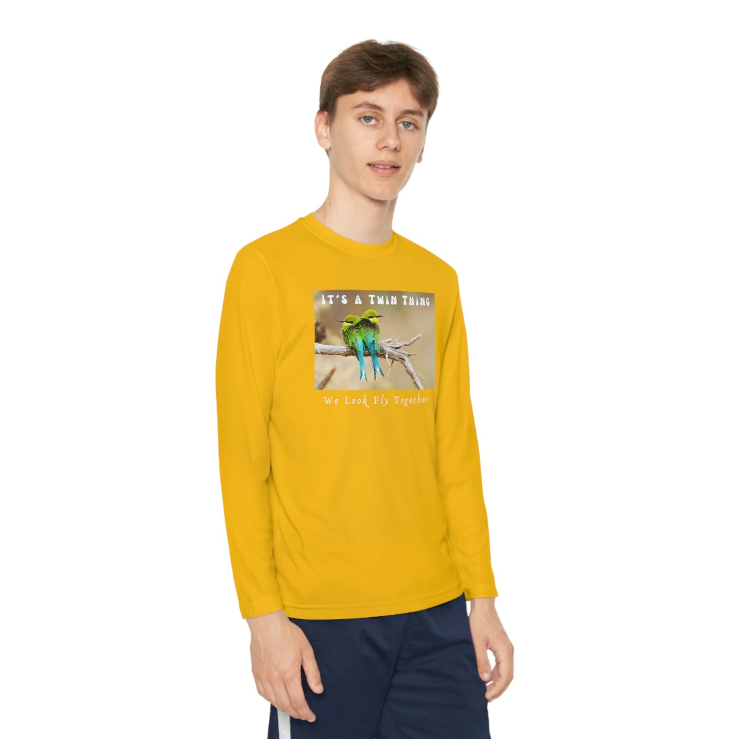 Twin, Youth Long Sleeve Competitor Tee