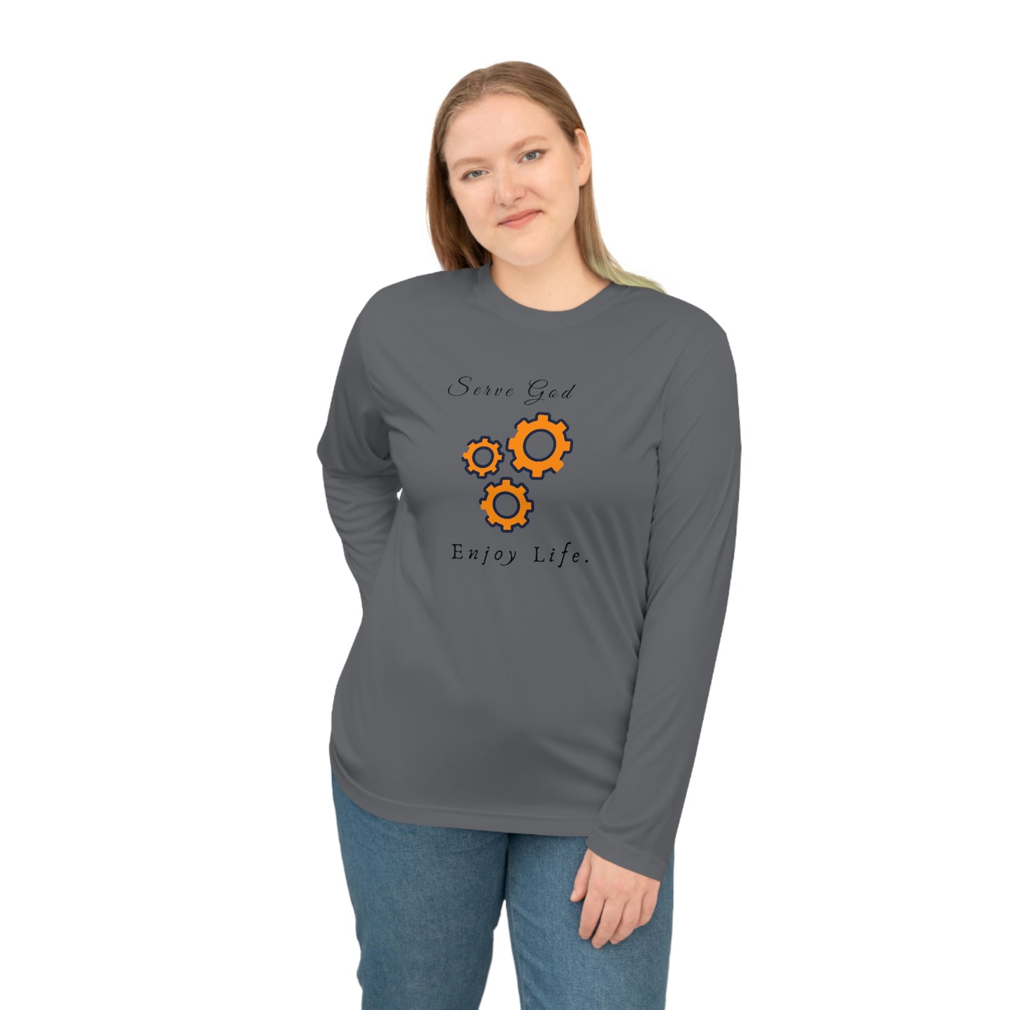 Make It Happen, Unisex Performance Long Sleeve Shirt