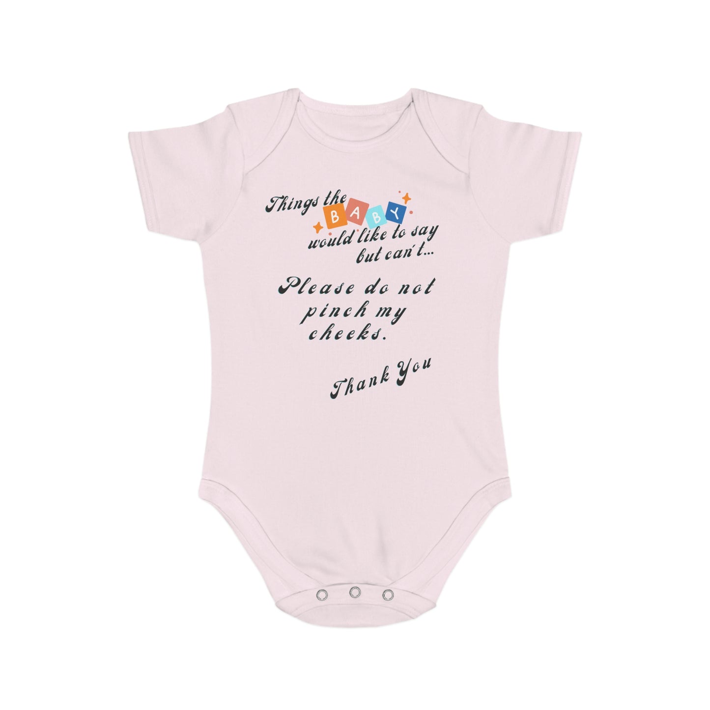 Baby Talk, Short Sleeve Baby Bodysuit