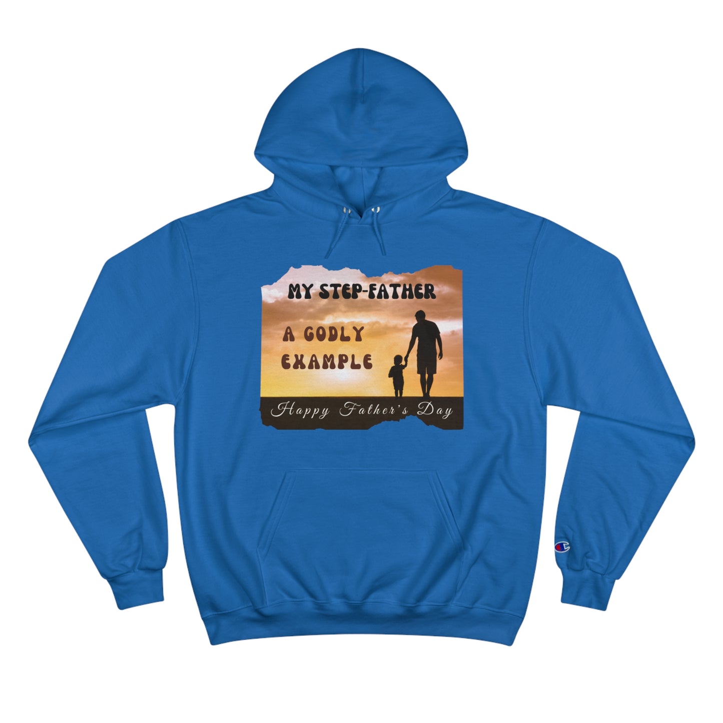 Exotic Print Father's Day Champion Hoodie