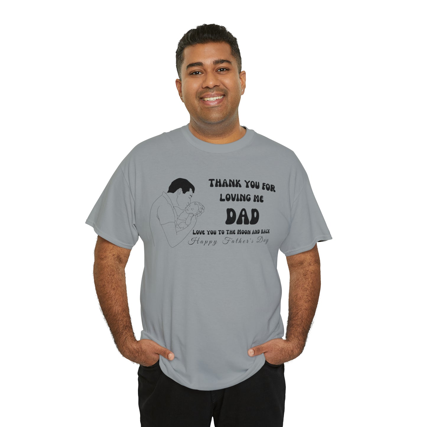 Exotic Print Father's Day Unisex Heavy Cotton Tee