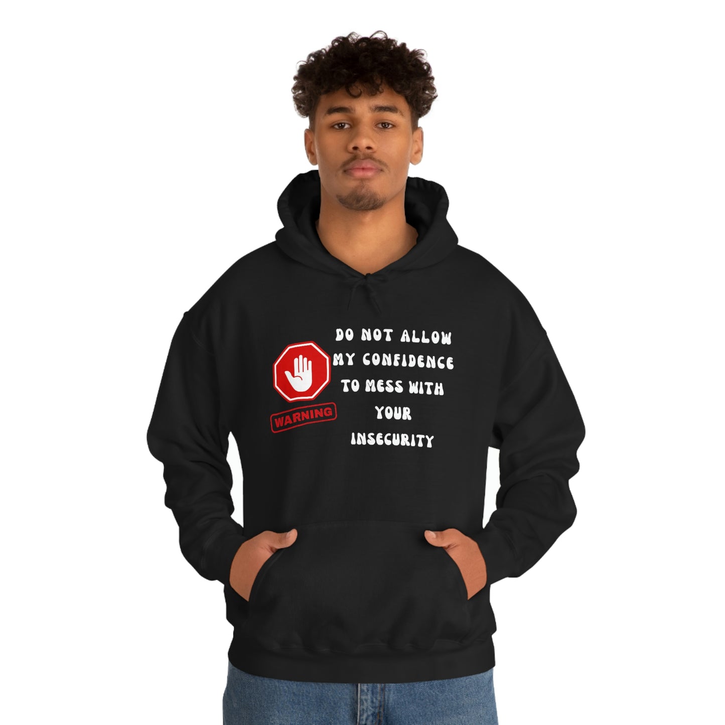 Warning, Unisex Heavy Blend™ Hooded Sweatshirt