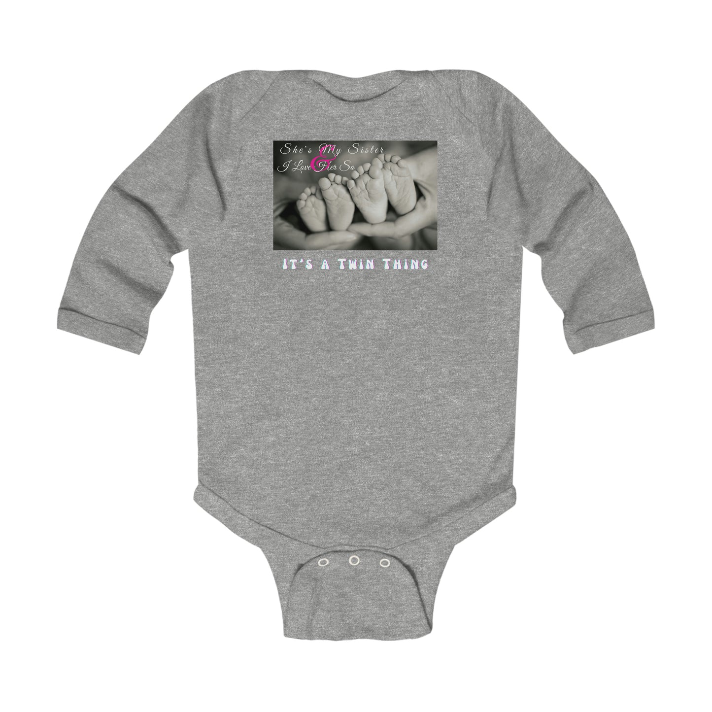 Baby Talk, Infant Long Sleeve Bodysuit