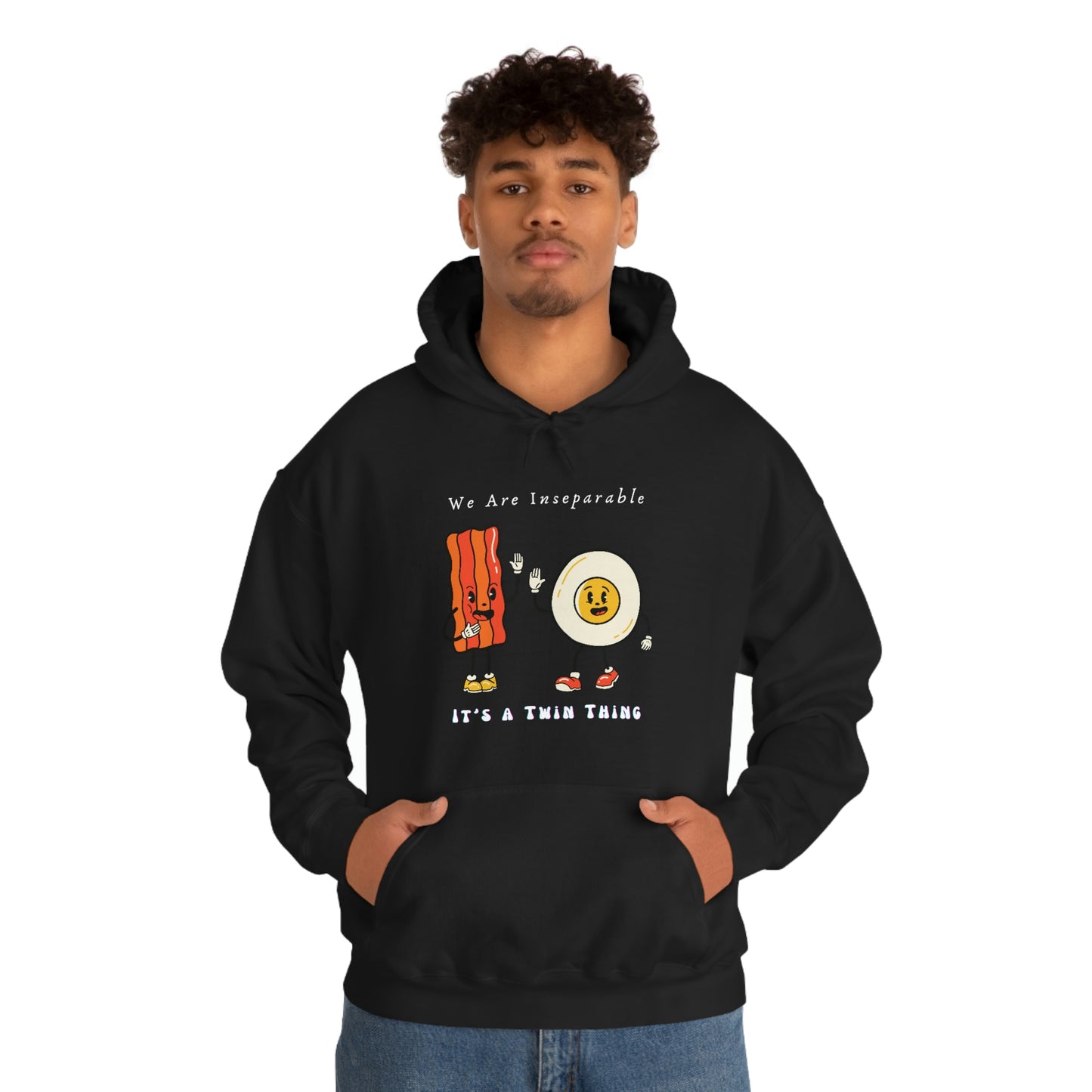 Twin, Unisex Heavy Blend™ Hooded Sweatshirt