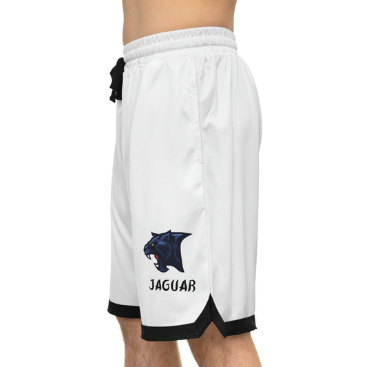 Jaguar Emblem Basketball Rib Shorts (AOP)