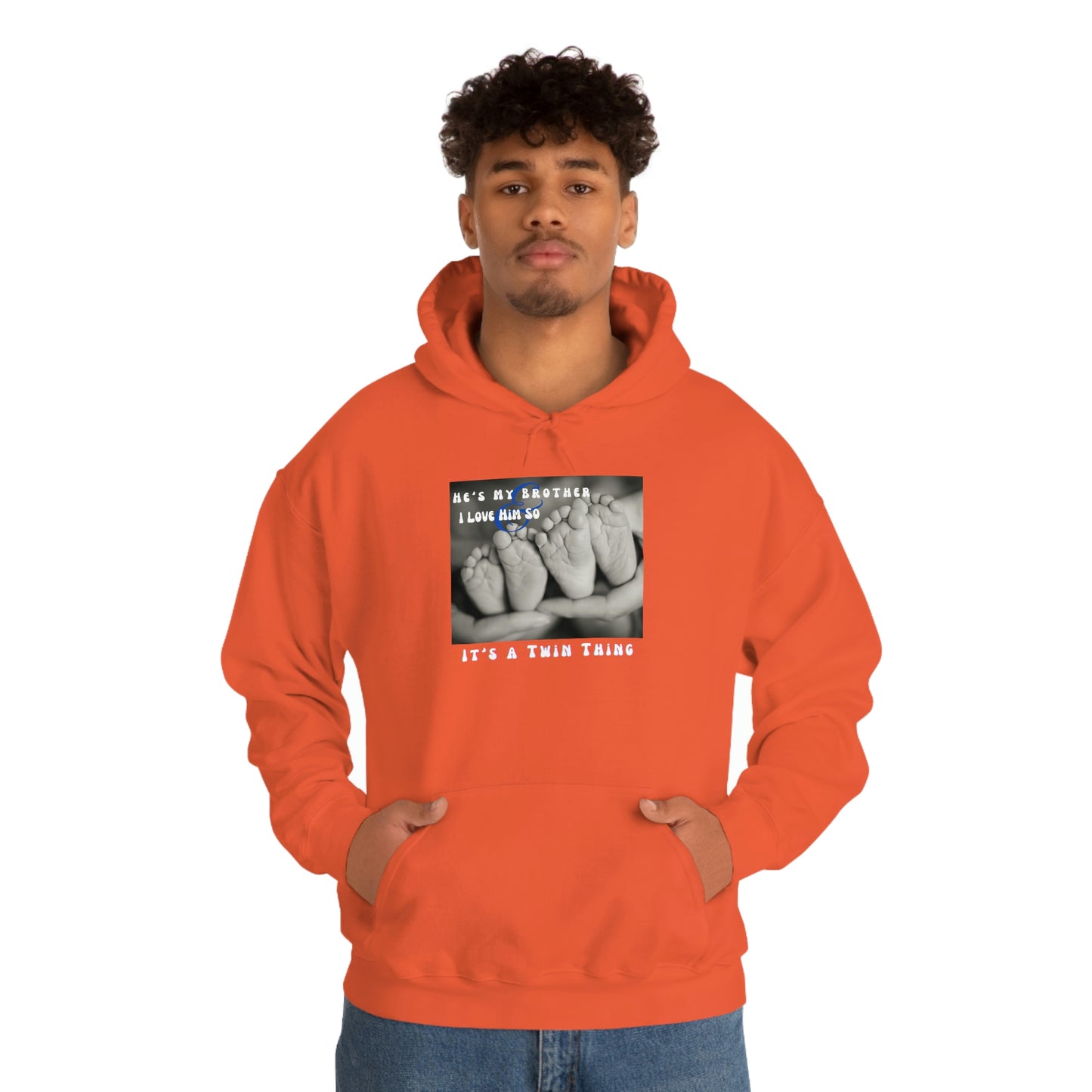 Twin, Unisex Heavy Blend™ Hooded Sweatshirt