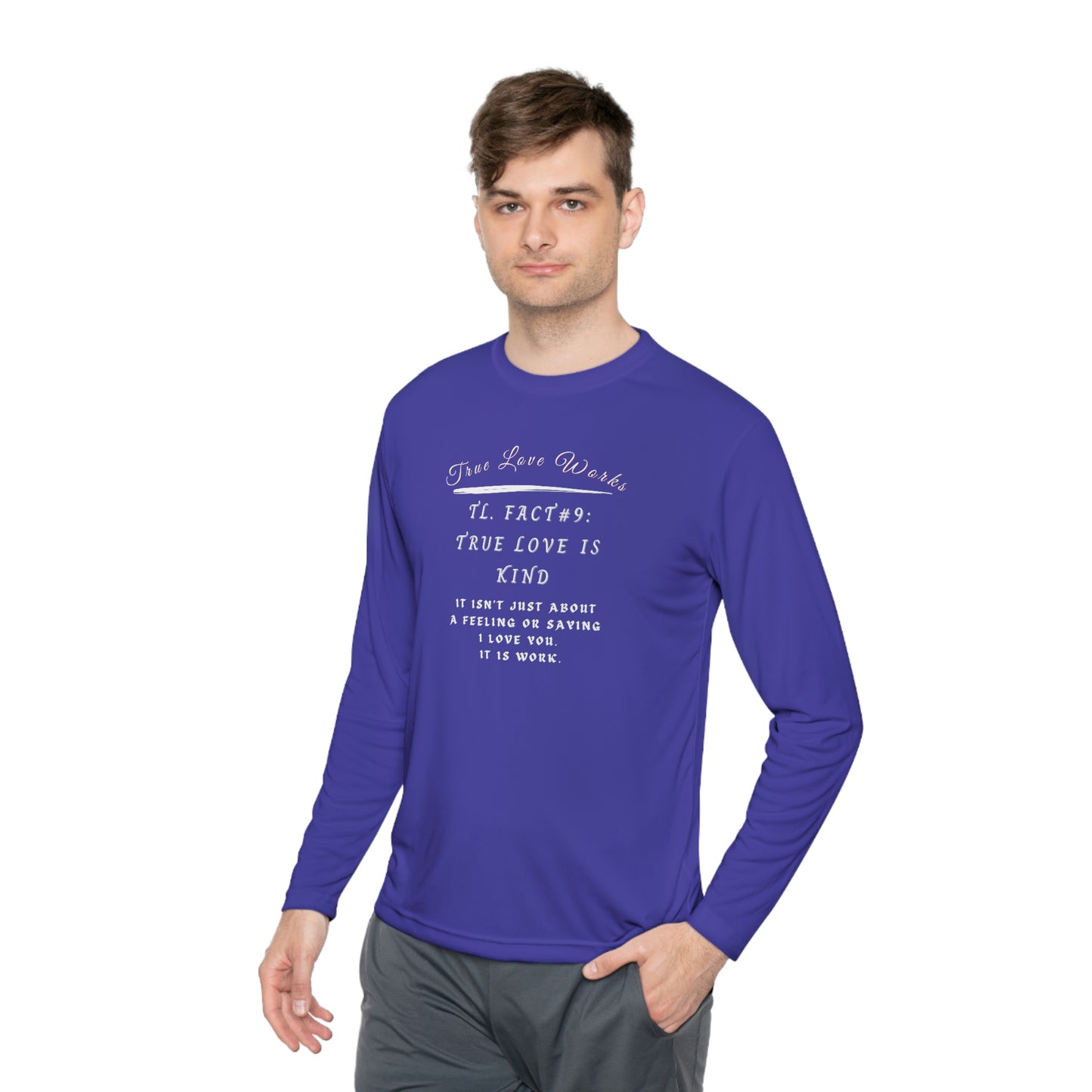 True Love, Unisex Lightweight Long Sleeve Tee