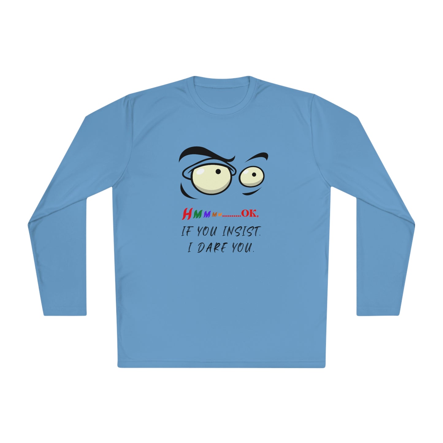 Hmmm, Unisex Lightweight Long Sleeve Tee