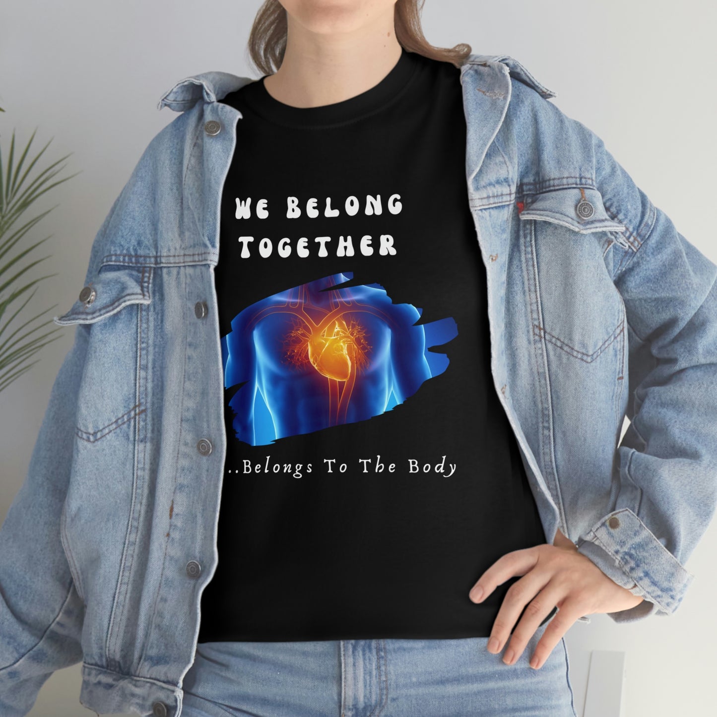 Stronger Together, Love, Unisex Heavy Cotton Tee