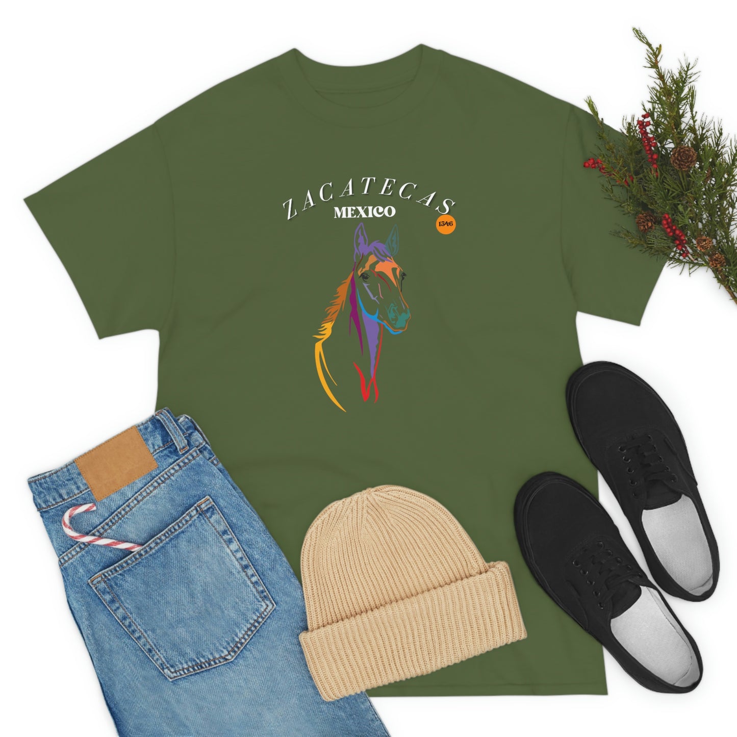 Zacatecas Unisex Heavy Cotton Tee