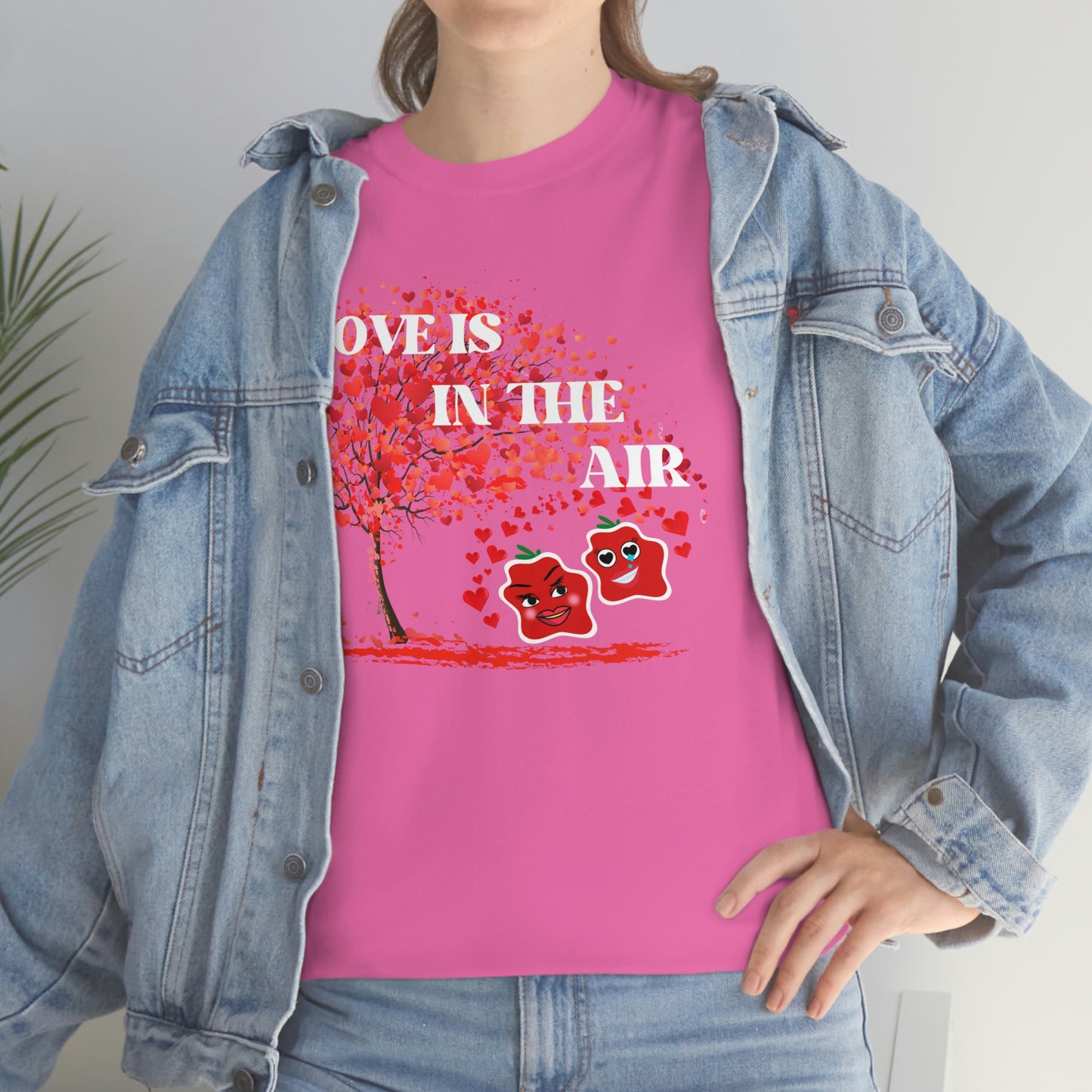 Love Is In The Air Smile Unisex Heavy Cotton Tee