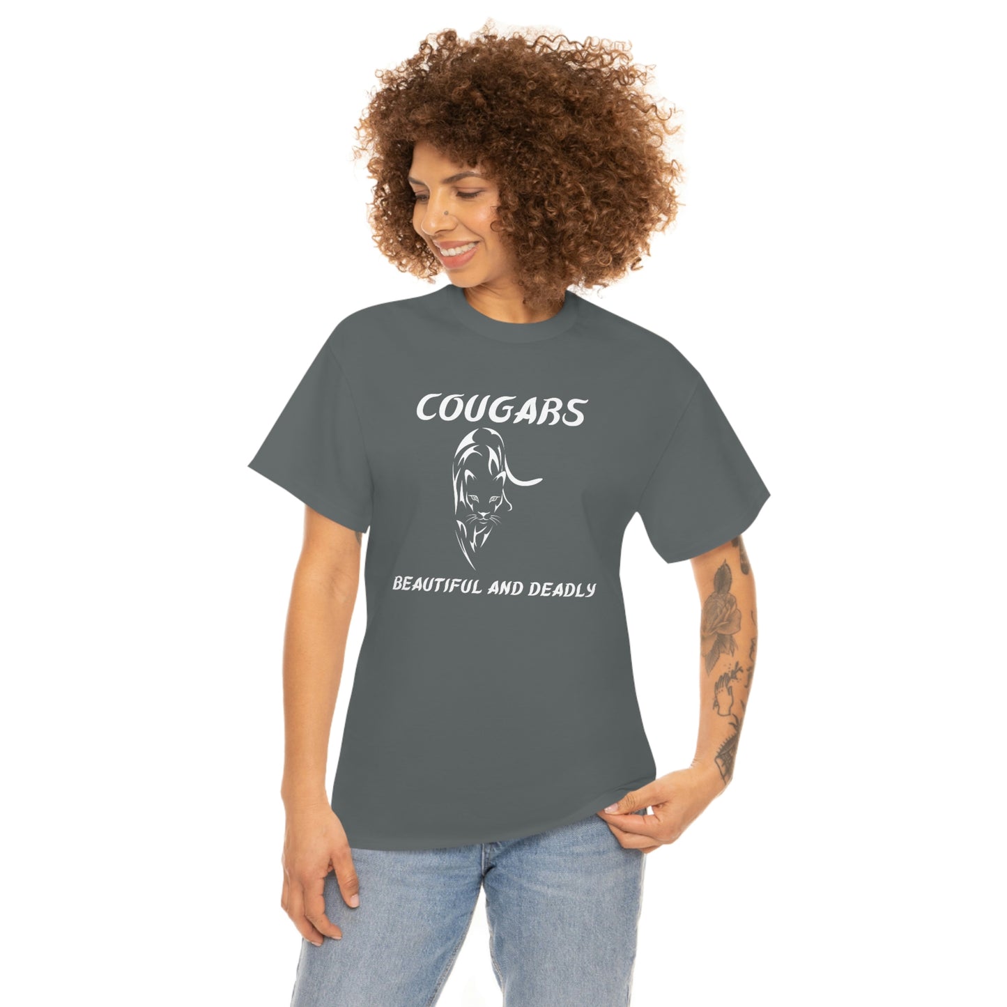 Cougars Unisex Heavy Cotton Tee