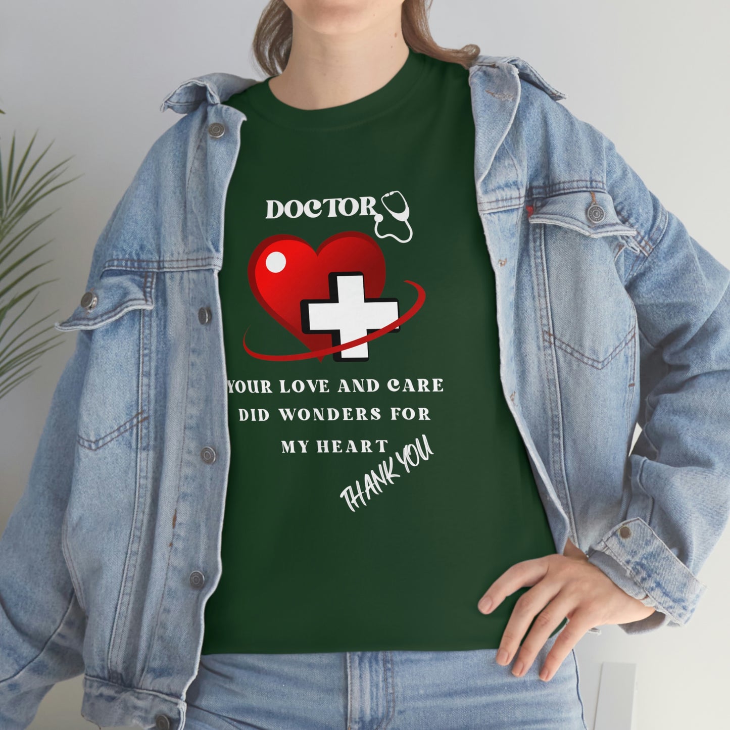 Medical, CVICU, EKG, Unisex Heavy Cotton Tee