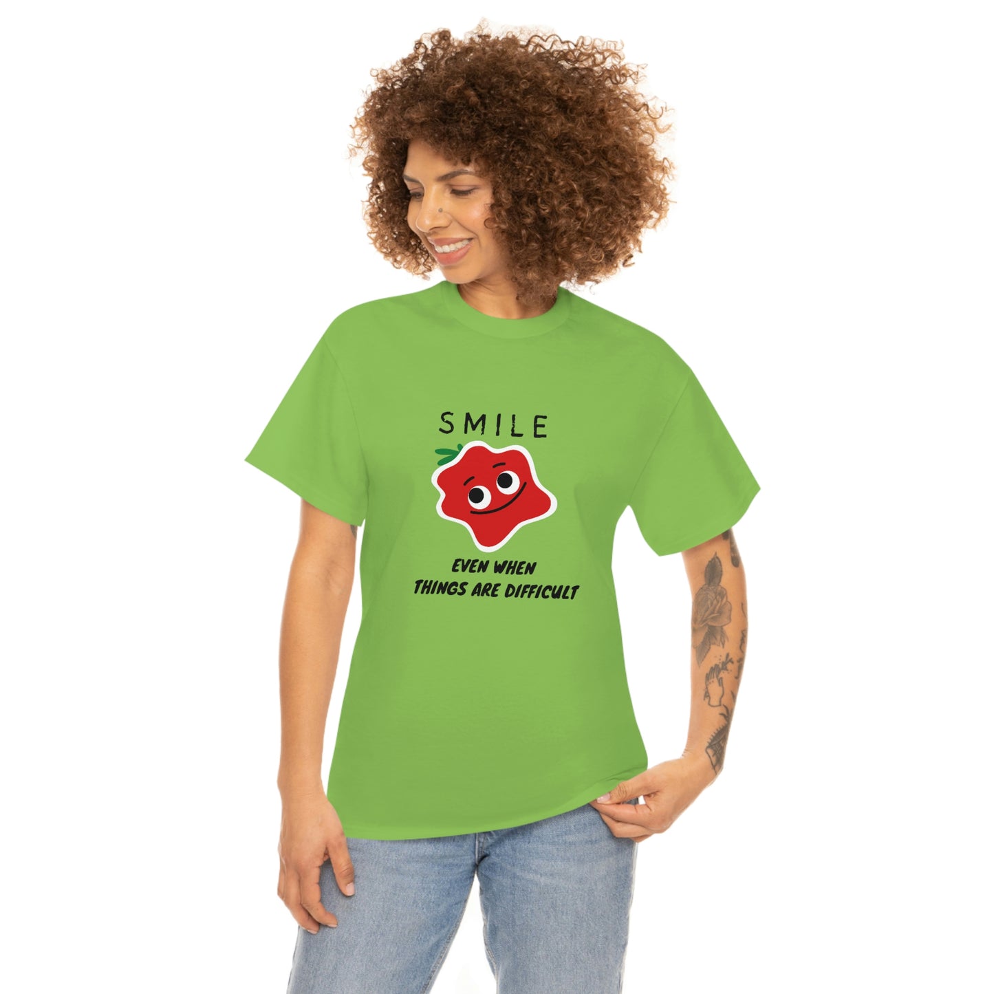 Smile Unisex Heavy Cotton Tee