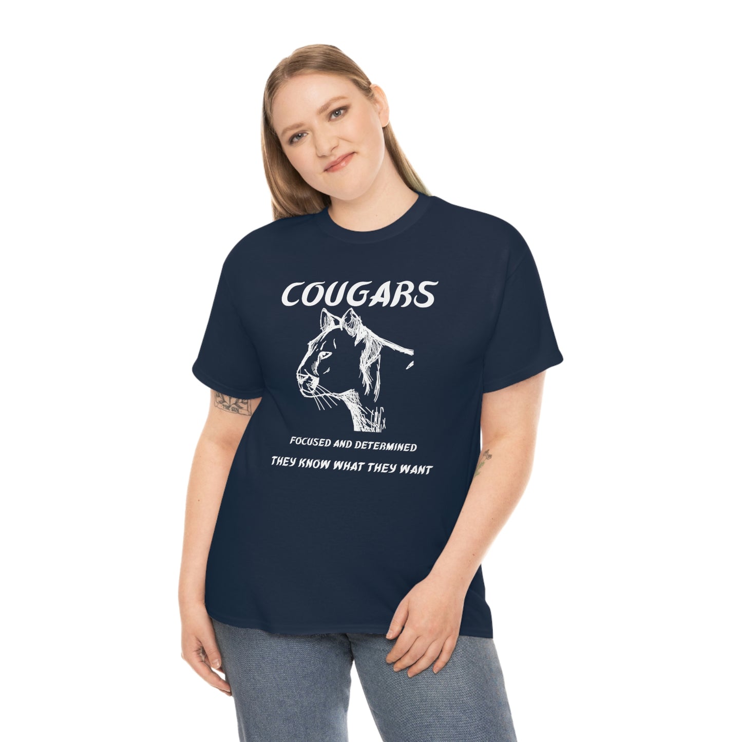 Cougars Unisex Heavy Cotton Tee