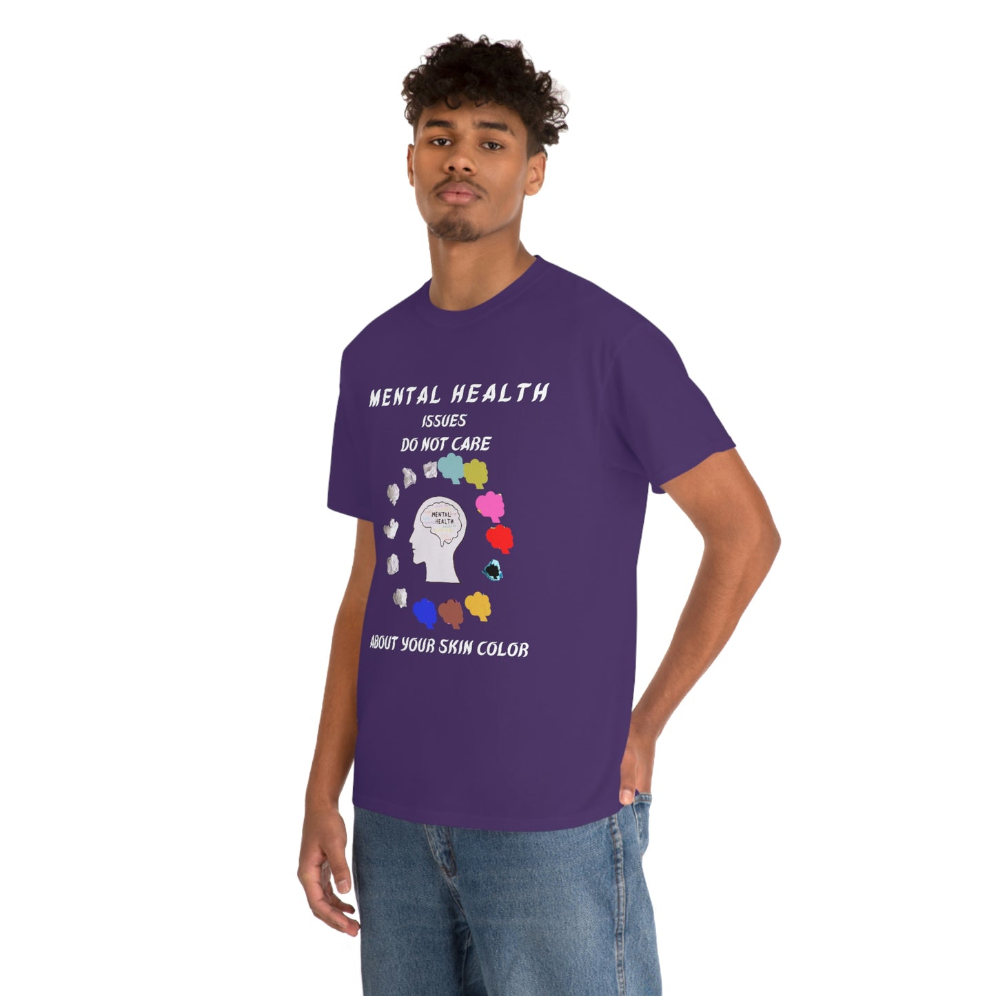 Mental Health Unisex Heavy Cotton Tee